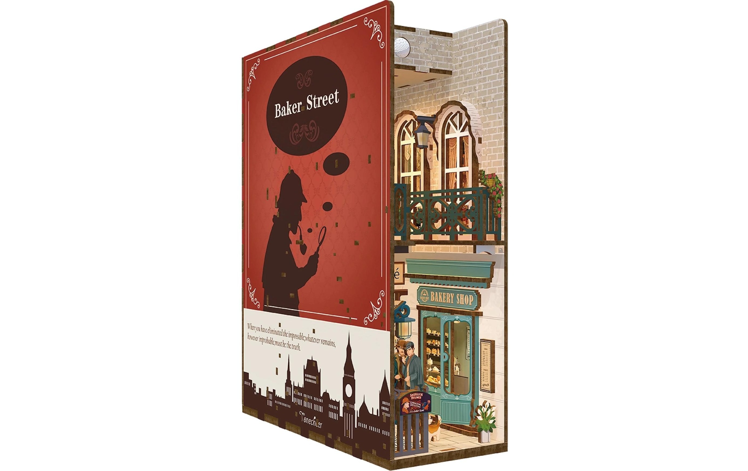 Image of Modellbausatz "Tonecheer Book Nook Baker Street" 141 Stk. tlg.