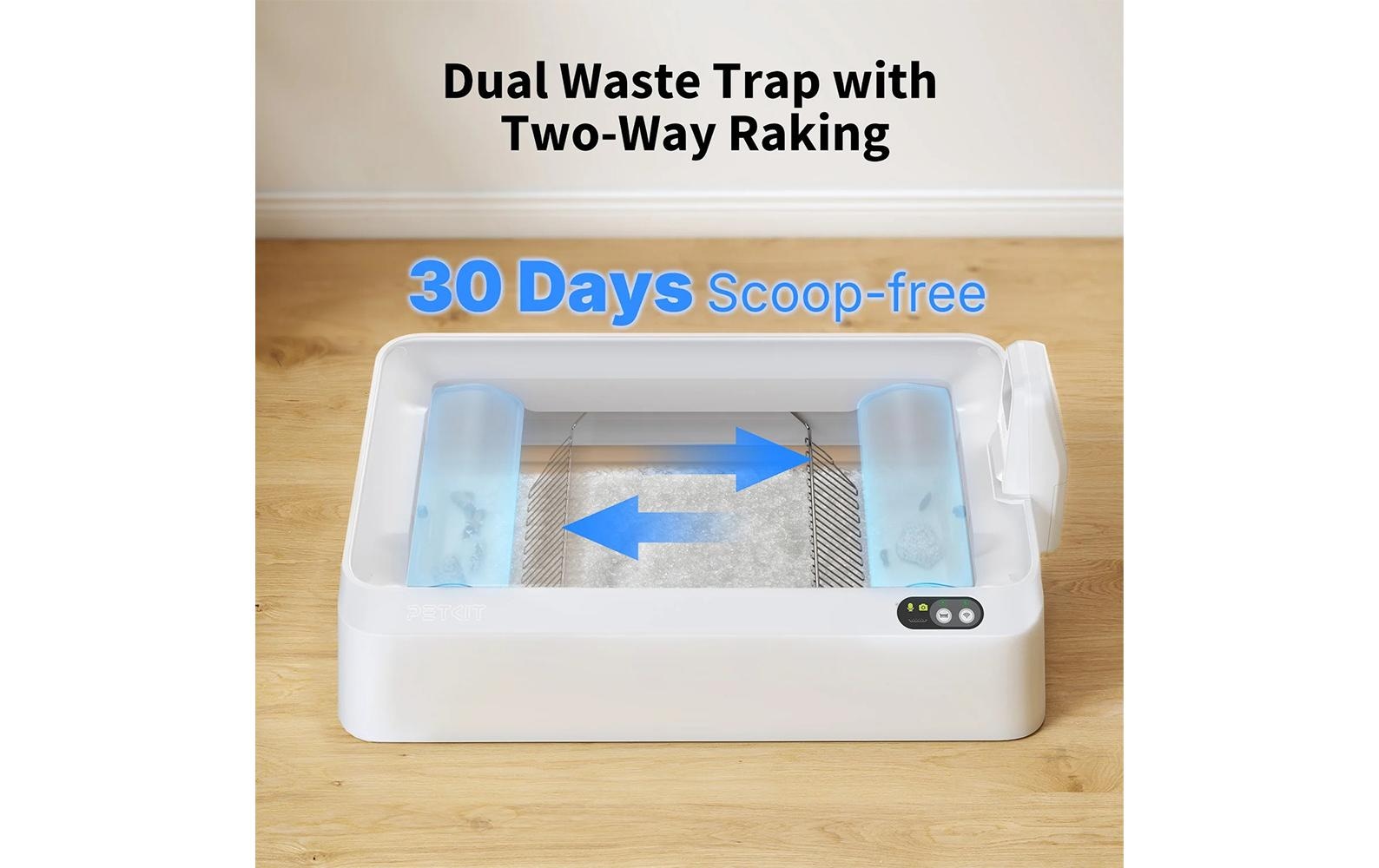 PETKIT Toilettes pour chats »Purobot Crystal Duo, selbstreinigend«