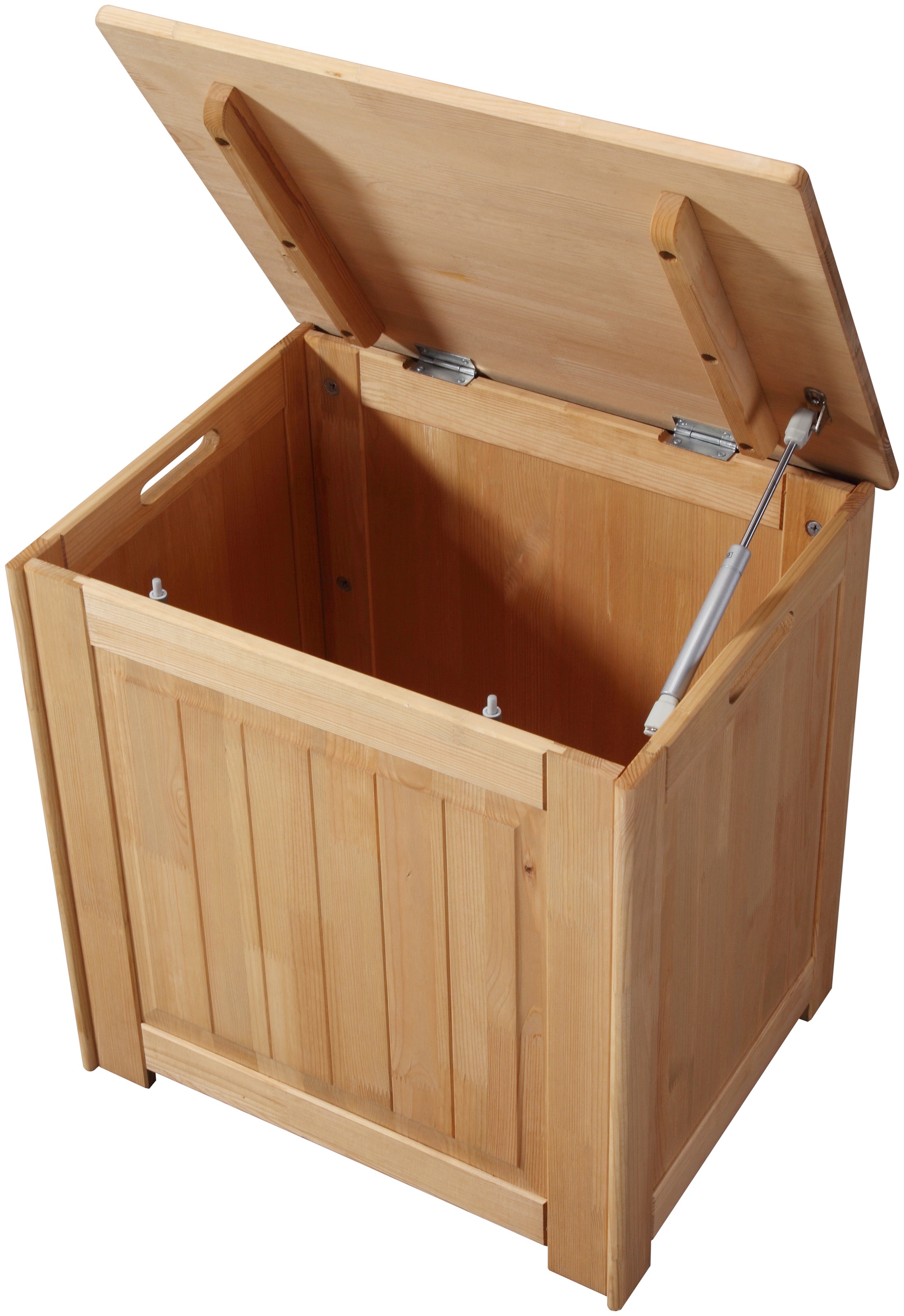 Entdecke welltime Wäschekorb »Venezia«, Wäschesammler, Breite 51 cm,  Aufbewahrungsbox aus Massivholz auf