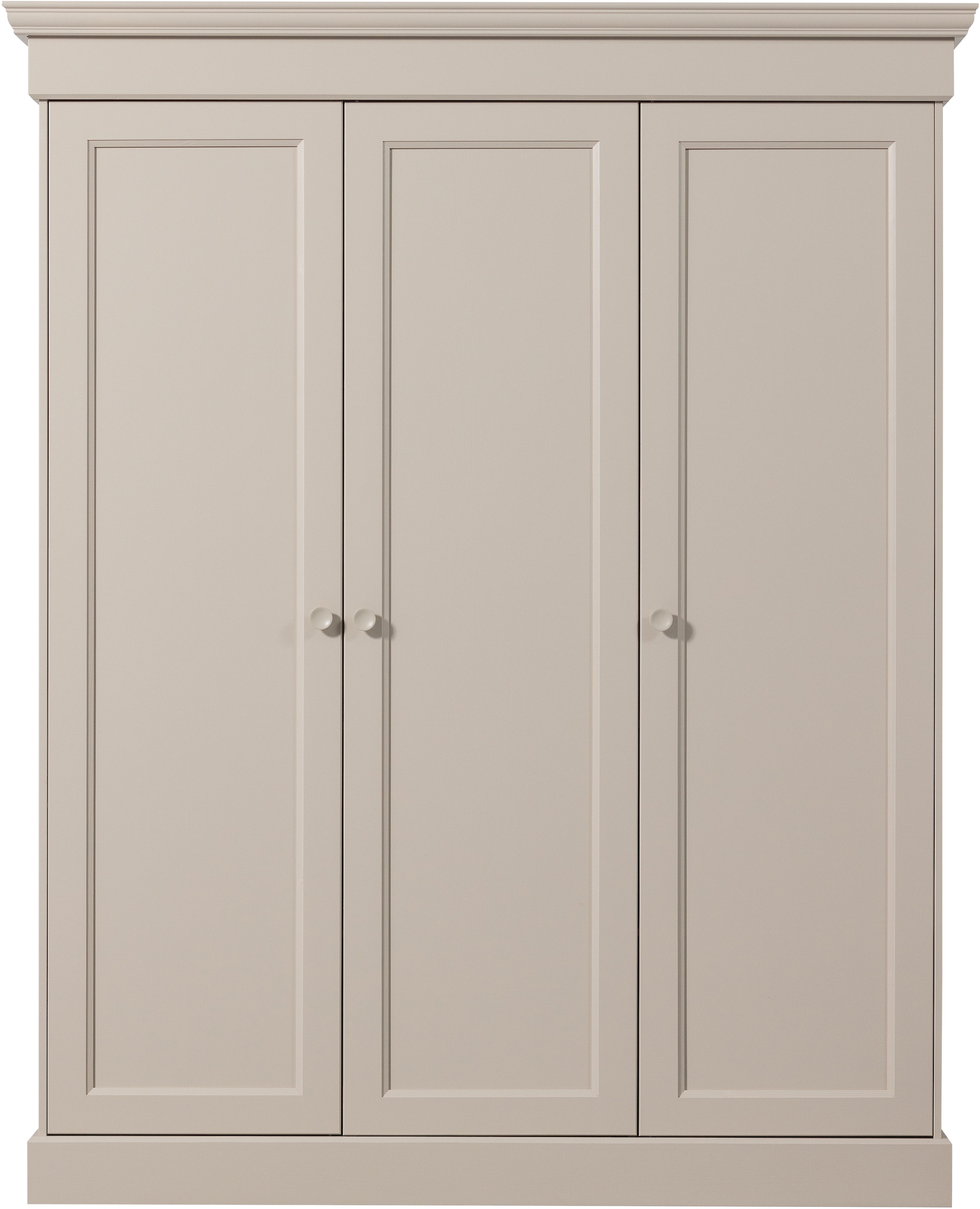 WOOOD Kleiderschrank »Olivia FSC®-Kiefernholz mit Hängebereich, H 212 x B 171 x T 63 cm« Tragkraft 10 kg pro Boden, Einlegeboden-Optionspakete erhältlich