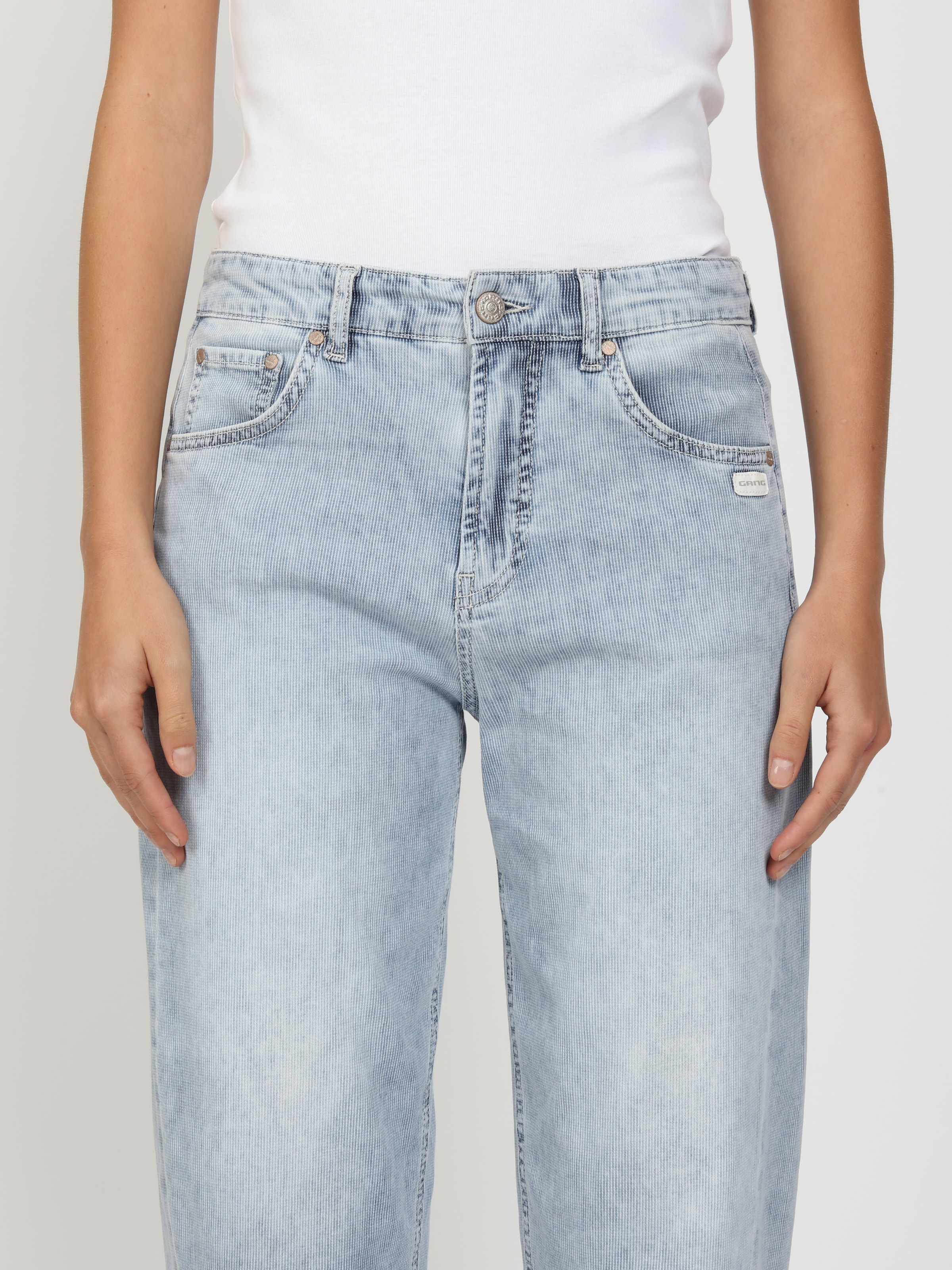 GANG Jeans 7/8 »94BLAKE« denim clair, coupe ballon