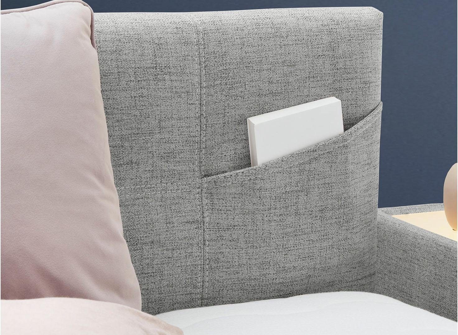 Jockenhöfer Gruppe Lit boxspring »Nora erhältlich in den Grössen 100,120 & 140cm« avec topper et dossier réglable en hauteur