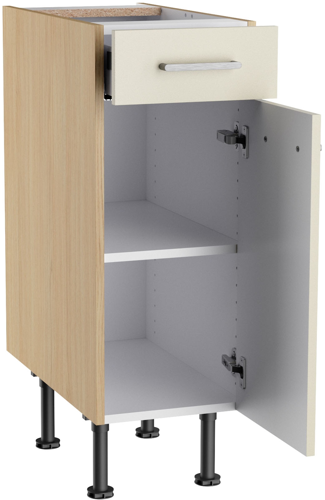 KOCHSTATION Armoire basse »KS-Lucy« Breite 30 cm, höhenverstellbare Füsse, Soft-Close