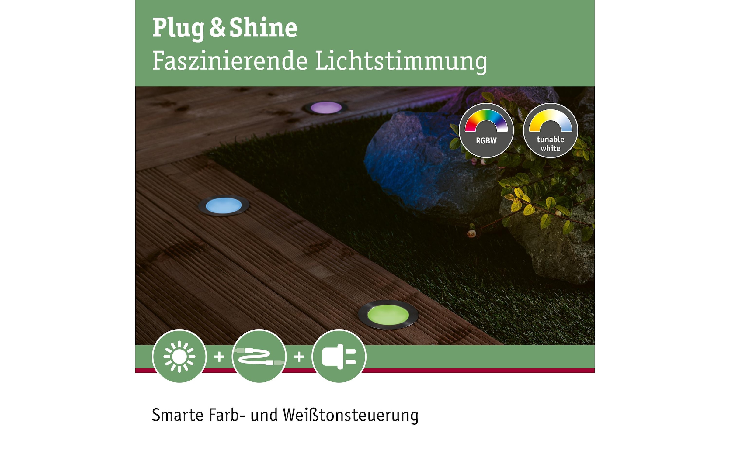 Paulmann LED Deckenspot »Plug & Shine Fl«