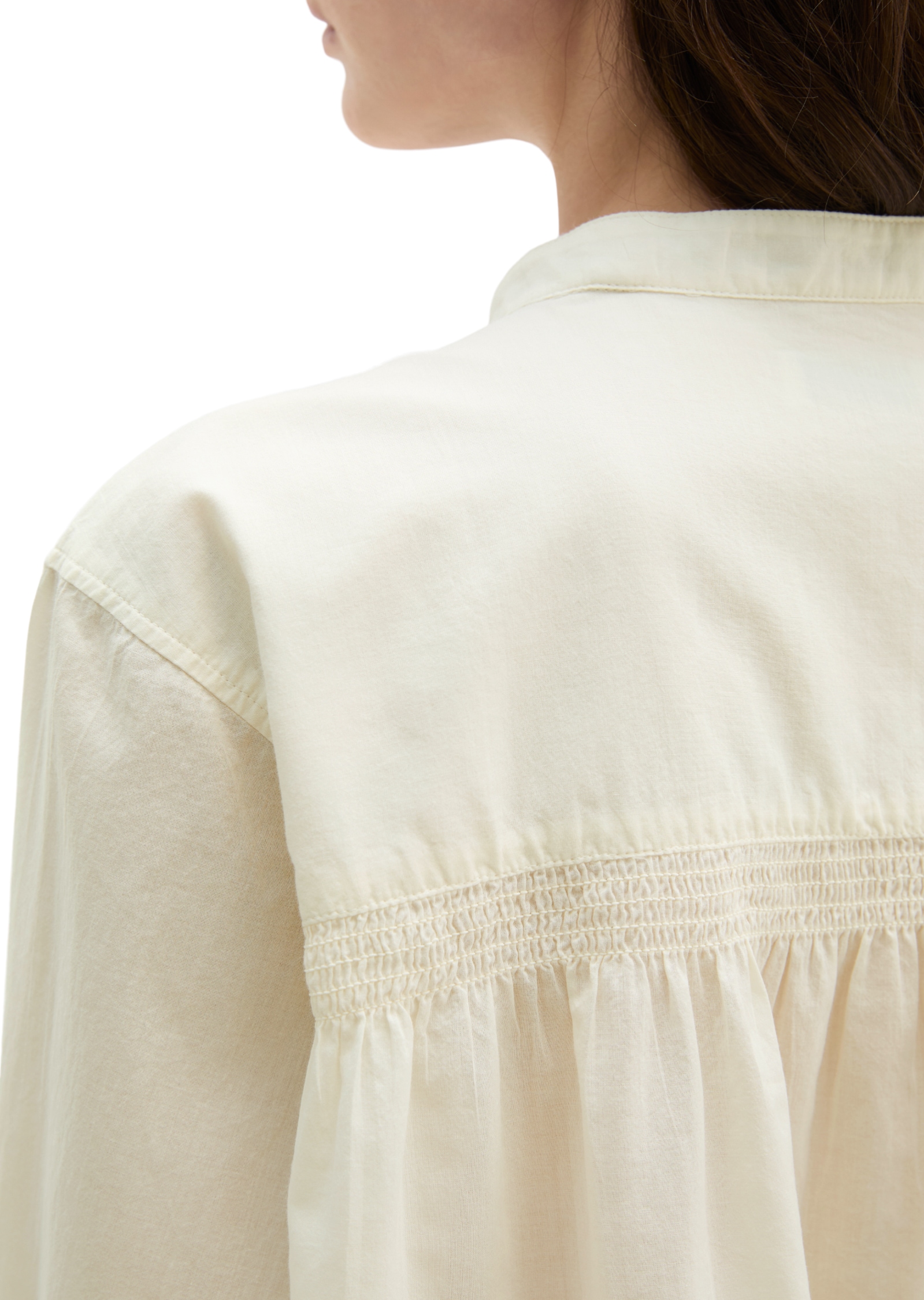 Marc O'Polo Blouse à manches longues décontracté en voile de coton doux