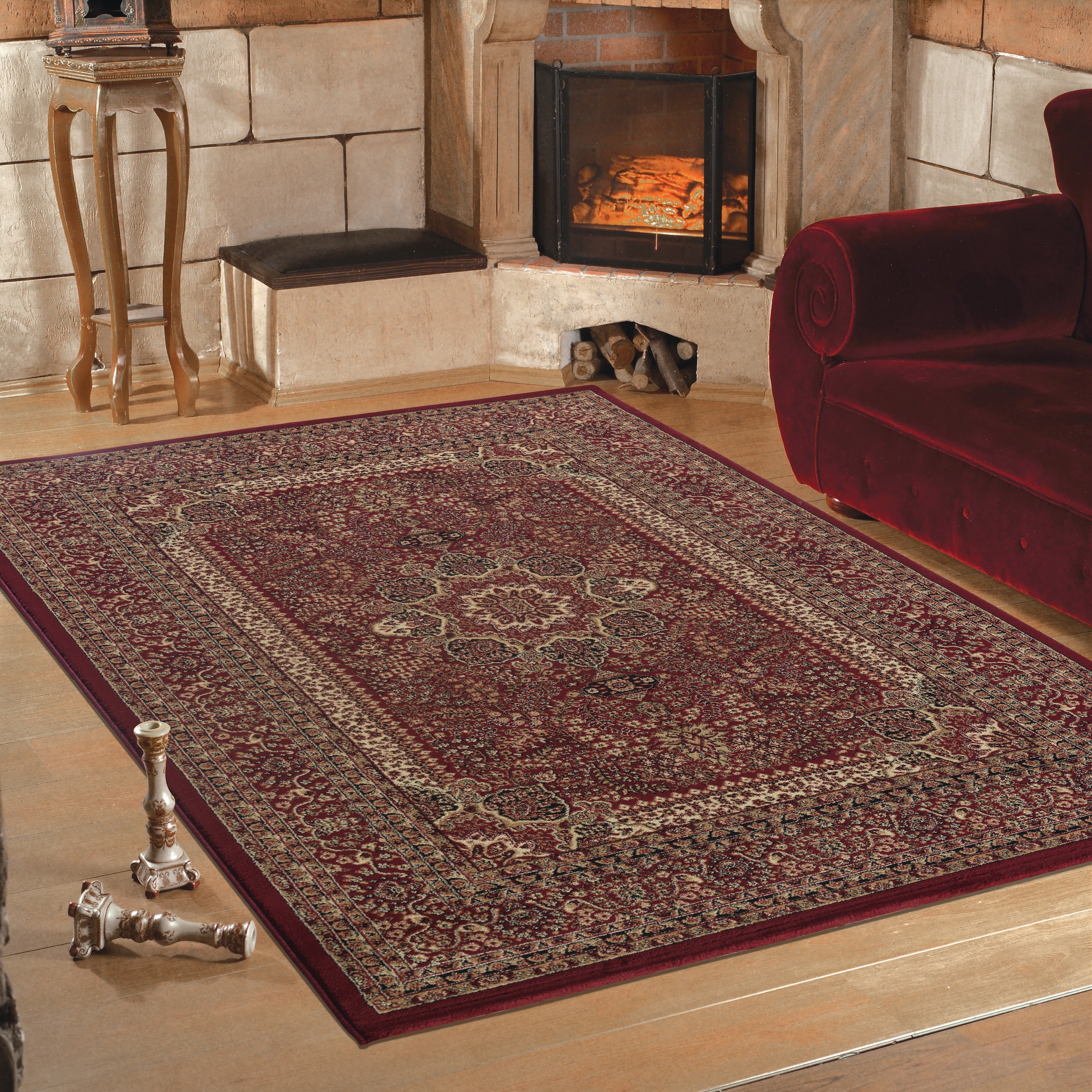 Ayyildiz Teppiche Teppich »Marrakesh 207«, rechteckig, 12 mm Höhe, Kurzflor, Orient-Optik, Webteppich, Wohnzimmer