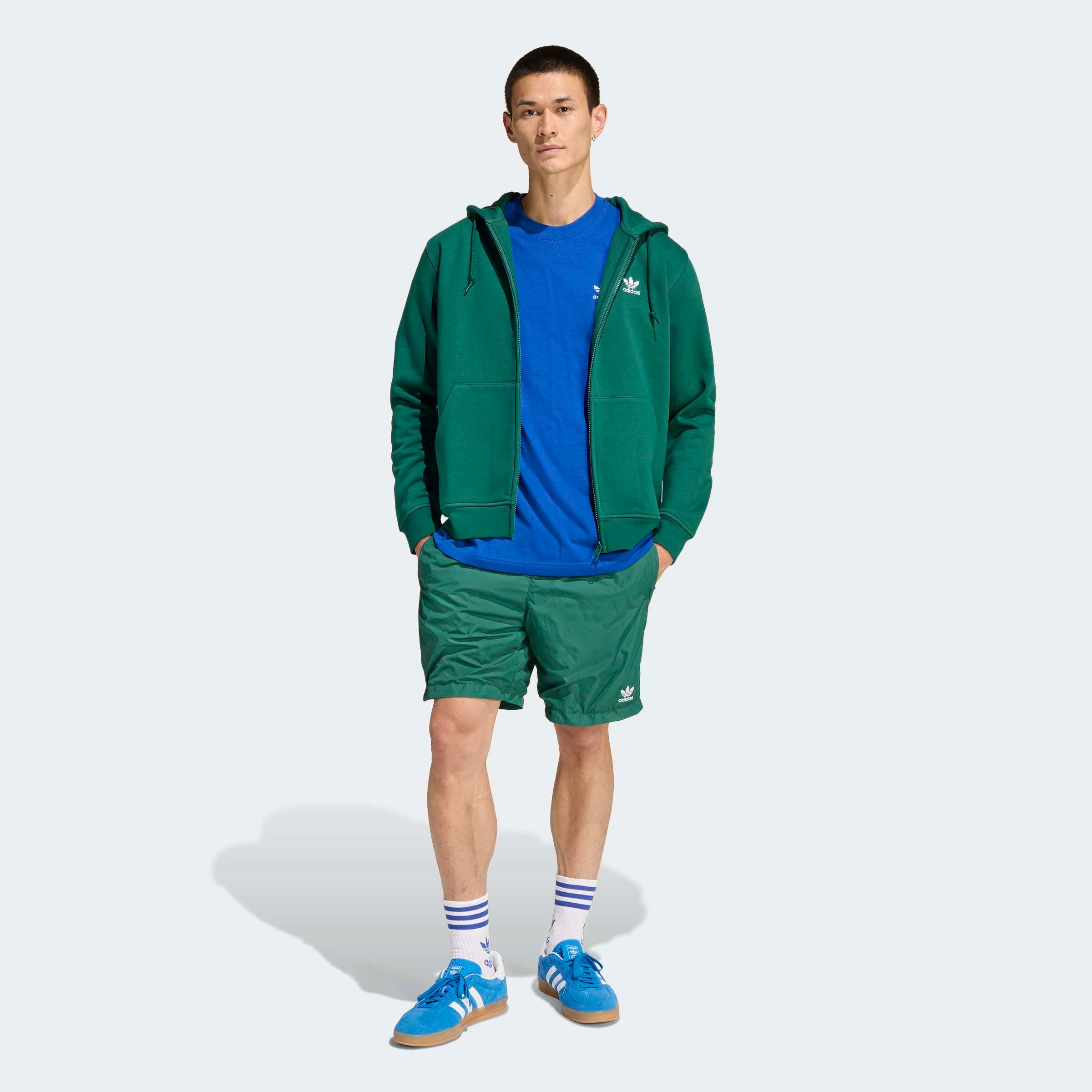 adidas Originals Sweat à capuche »TREFOIL ESSENTIALS«, Full Zip Hoddie, Kapuzenpullover, Kapuzenjacke mit Reissverschluss
