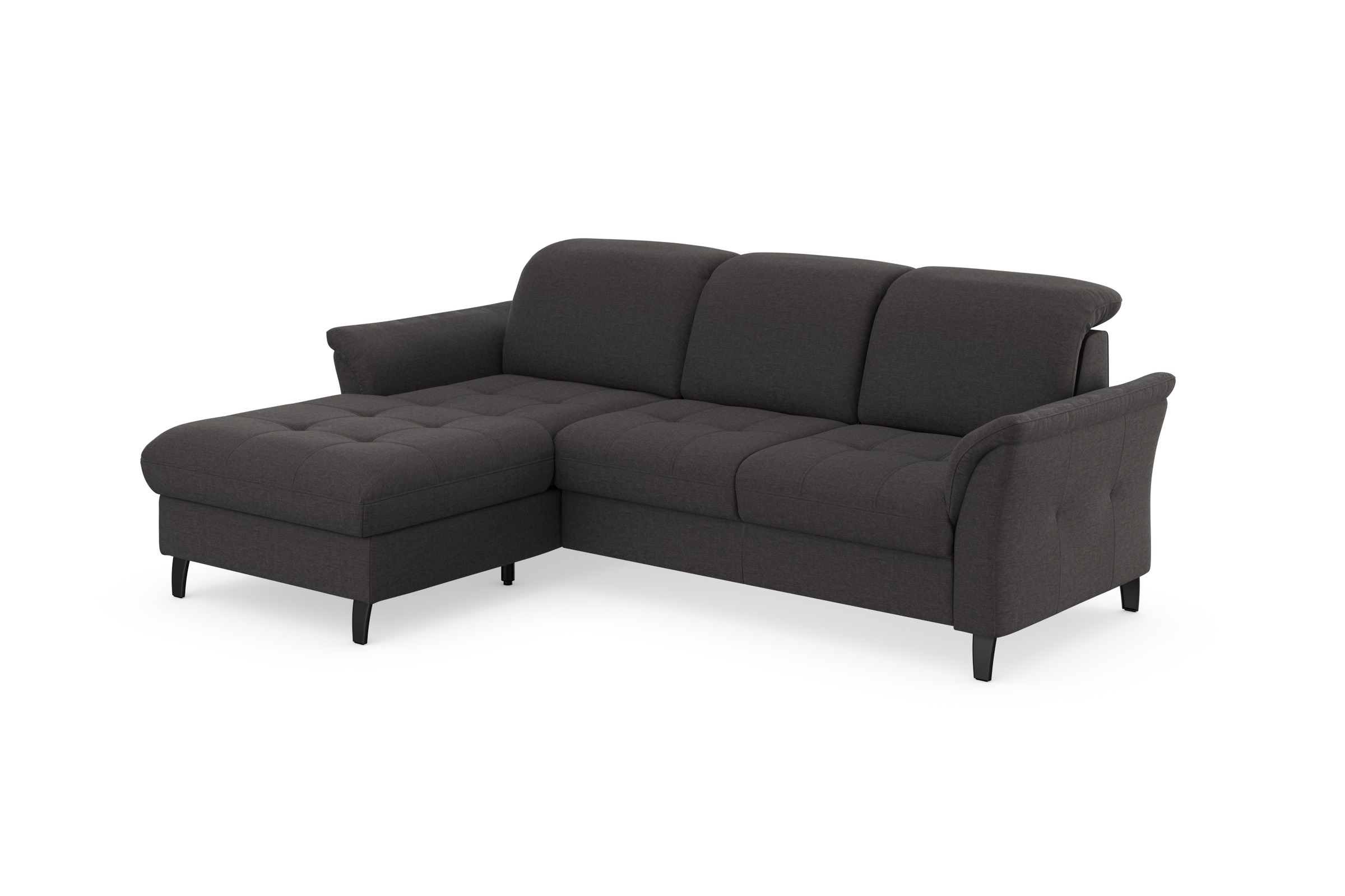 sit&more Ecksofa »Maggiore L-Form«, wahlweise mit Kopfteilverstellung, Bettfunktion und Bettkasten