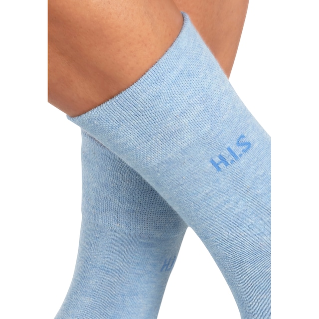 versandkostenfrei 12 Socken, H.I.S einschneidendes auf (Packung, Paar), Gummi ohne
