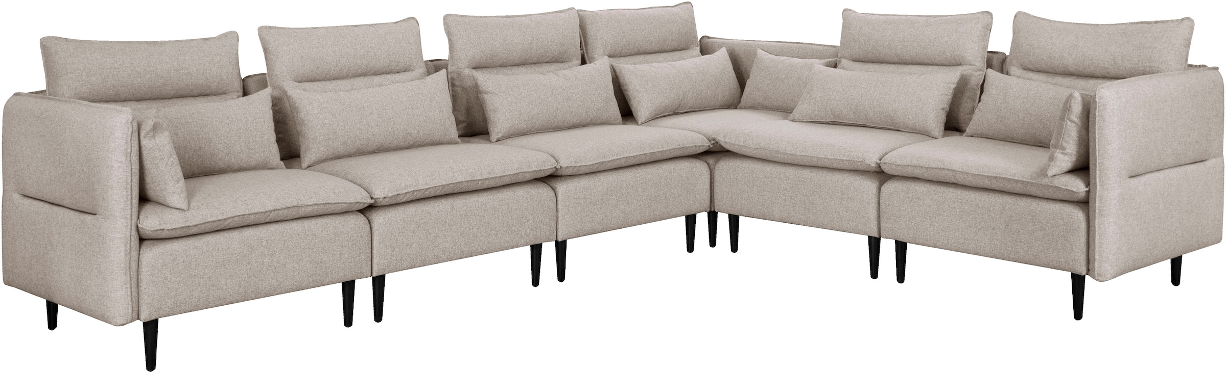 andas Canapé d'angle »ALVIK L-Form« zusammengesetzt aus Modulen, erweiterbar mit Modulen der Serie