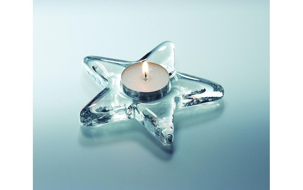 Glasi Hergiswil Teelichthalter »Windlicht Stellina Luce«