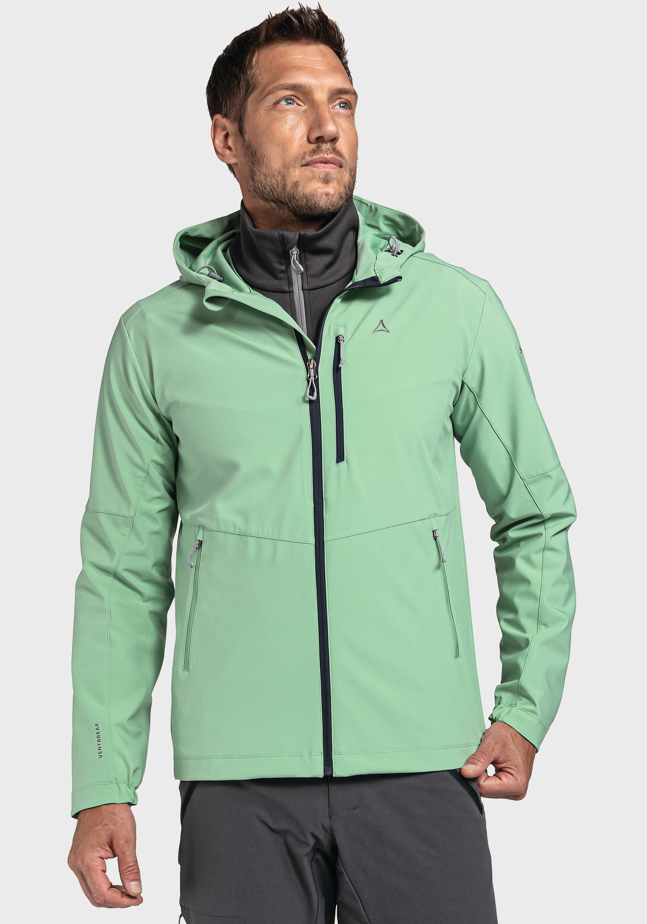 Schöffel Outdoorjacke »Softshell Jacket Tonion M«, mit Kapuze