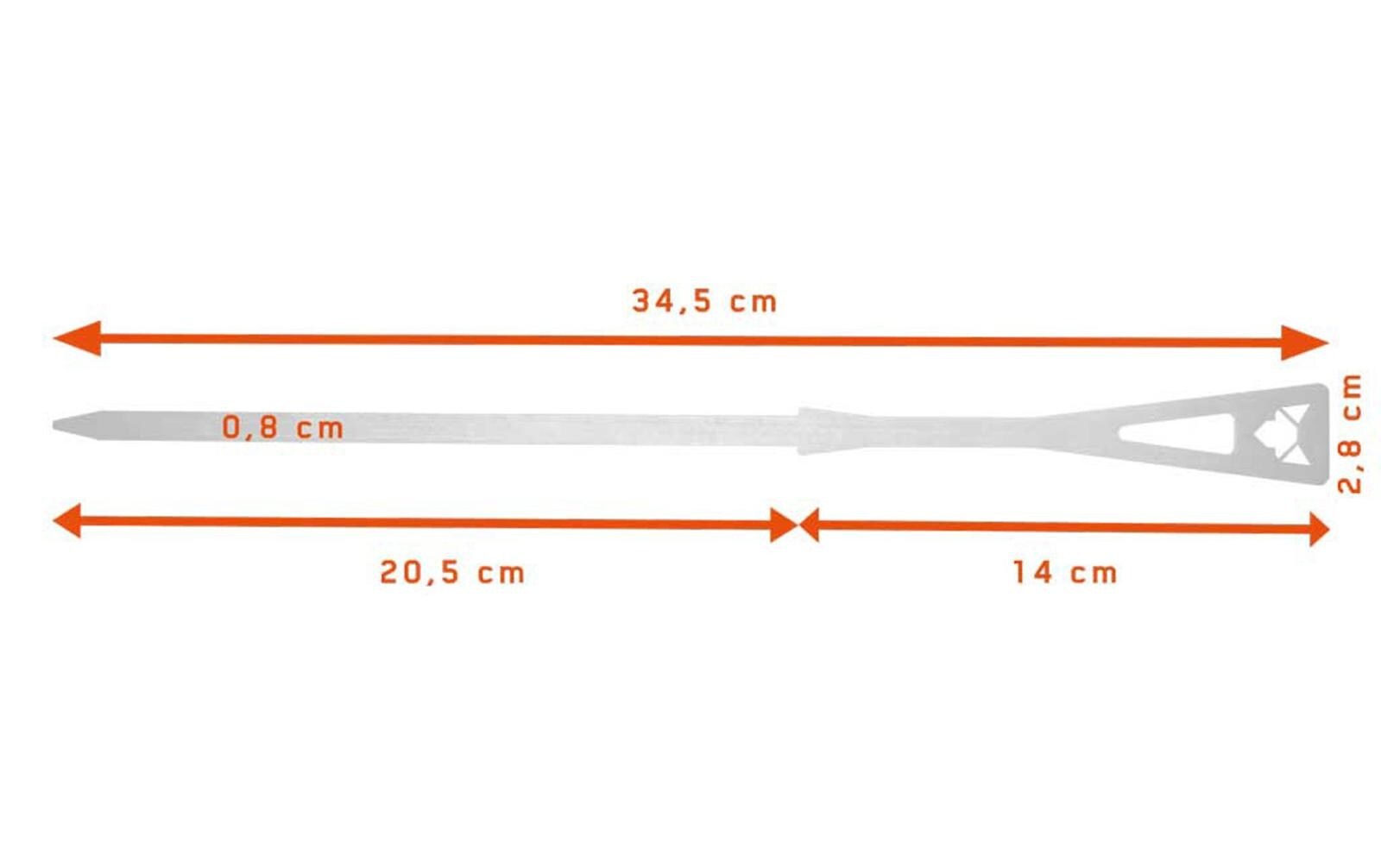 Fennek Grill Grillspiess »Set kurz, 6 Stück«