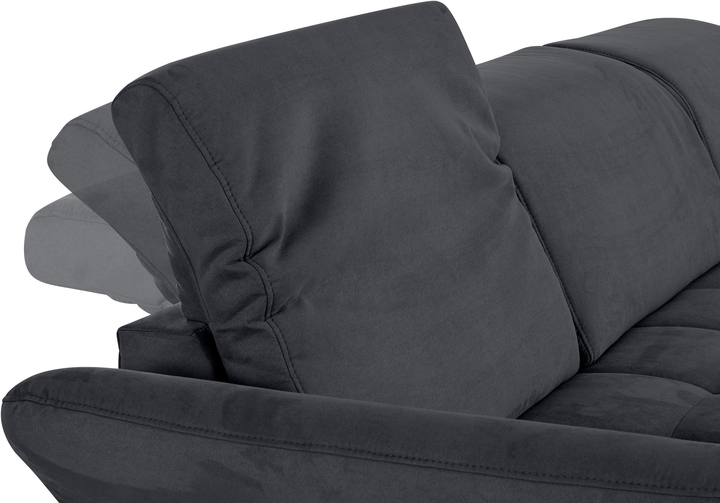 INOSIGN Ecksofa »Fresh L-Form«, Federkern, wahlweise Kopfteilverstellung und motorischer Vorziehsitz