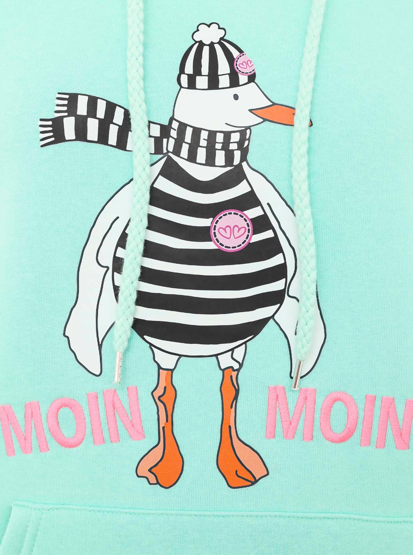 Zwillingsherz Hoodie »"Moin Moin Möwe"«, mit nordischem Gruss und lustiger Möwe
