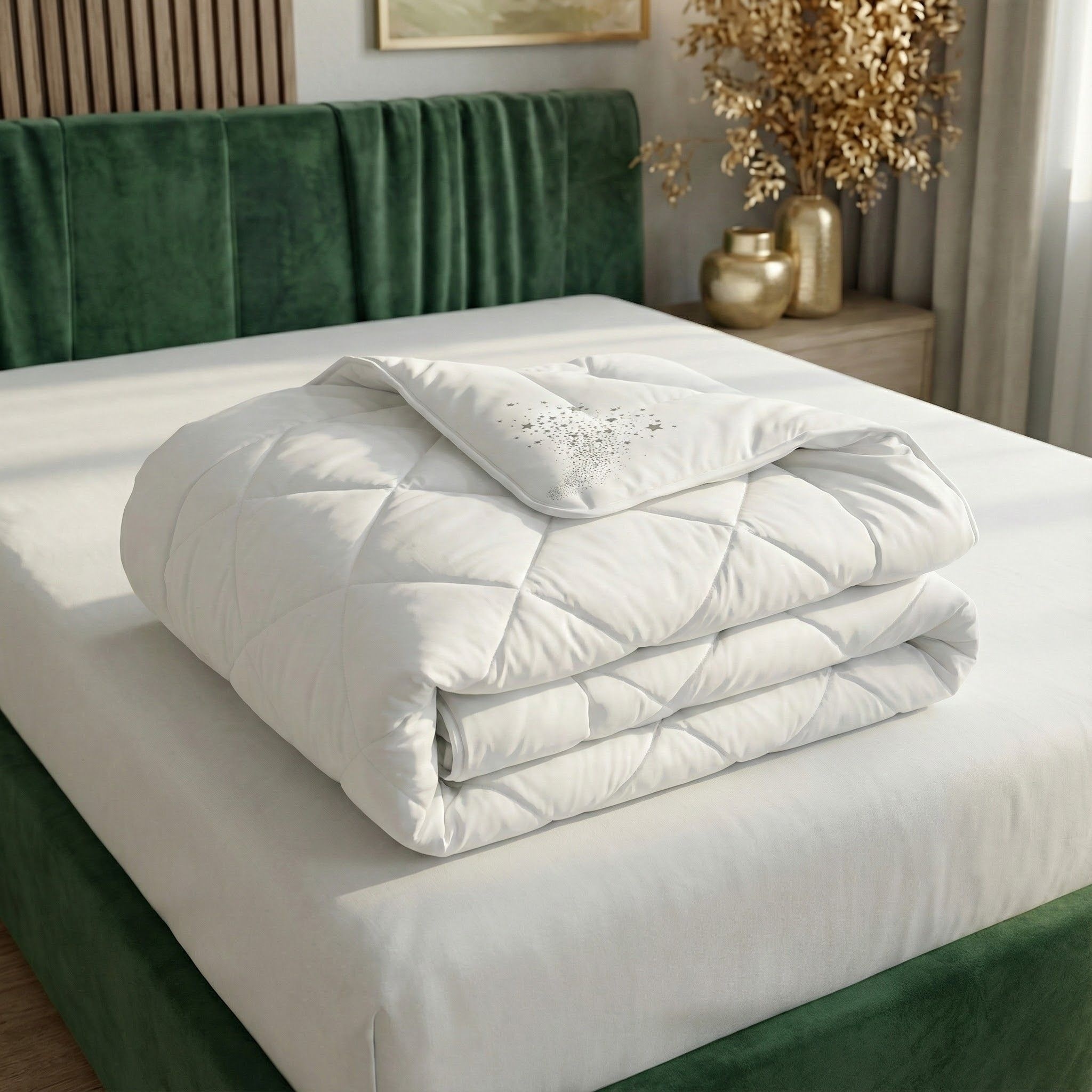 GOODproduct Couette microfibre »Baca, Bettdecke 135x200 cm, 155x220 cm und weitere Grössen« léger Füllung en fibre creuse 6D de haute qualité Bezug Polyester 1 cuis tlg. couettes, été, hiver, 4 saisons, couverture