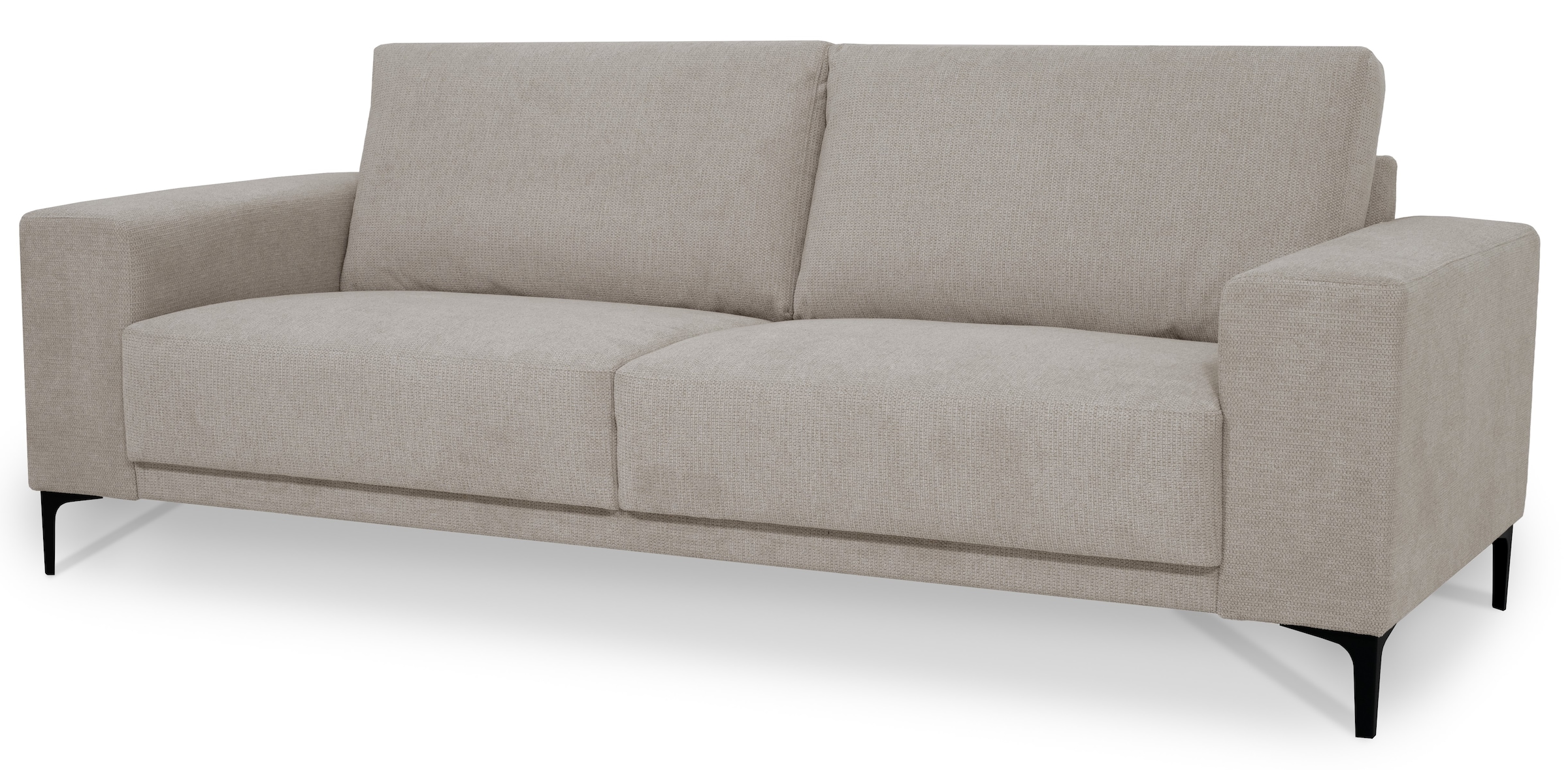 GOODproduct 3-Sitzer »Xander« Breite 224 cm, Soft-Touch Chenille, schwarze Metallfüsse