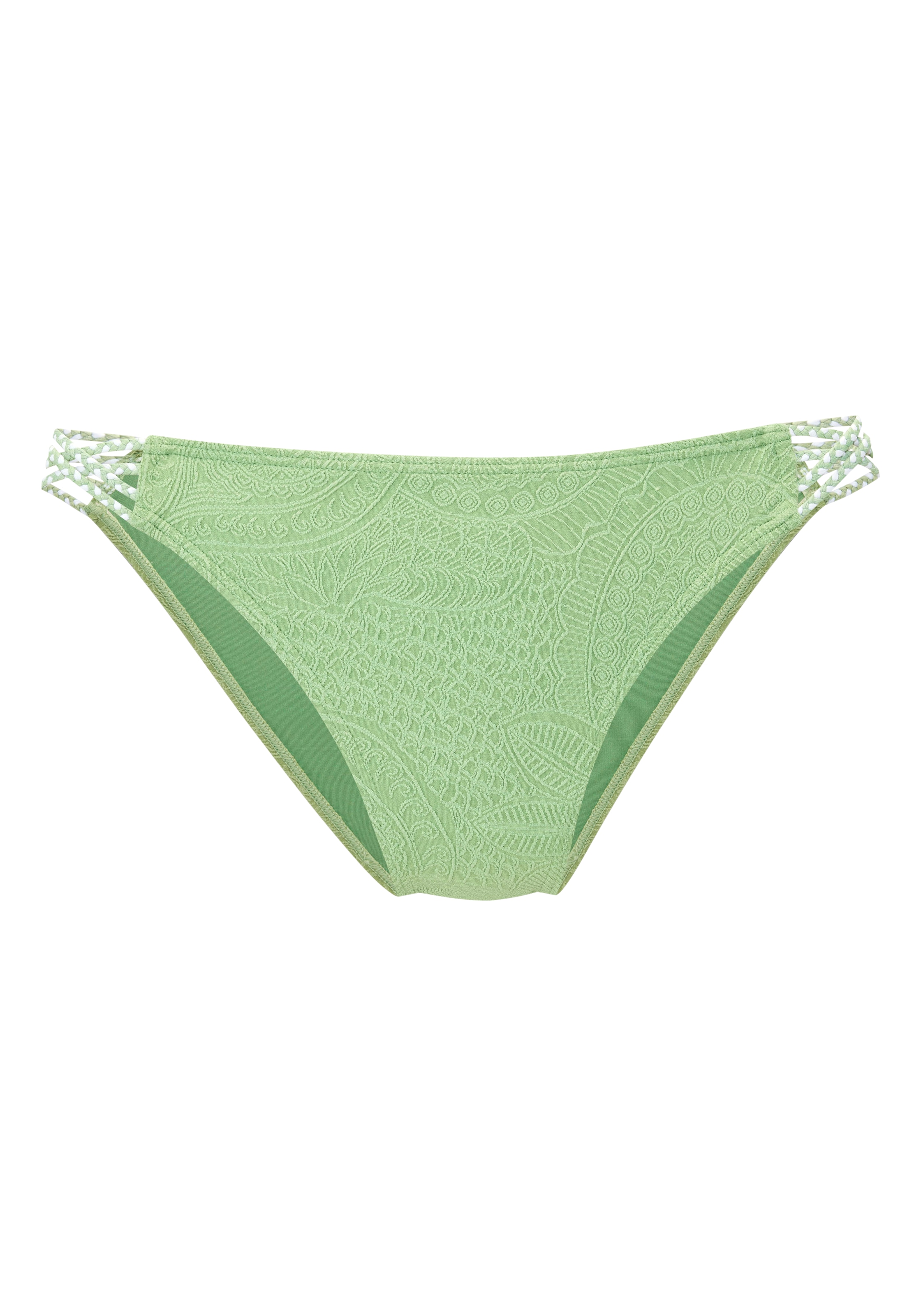 s.Oliver Bikini-Hose mit gemusterter Strukturware