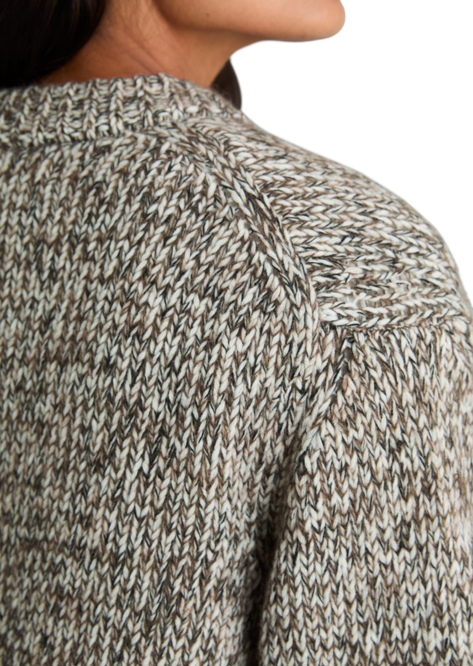 Marc O'Polo DENIM Cardigan détendu en mélange laine vierge-laine d'alpaga