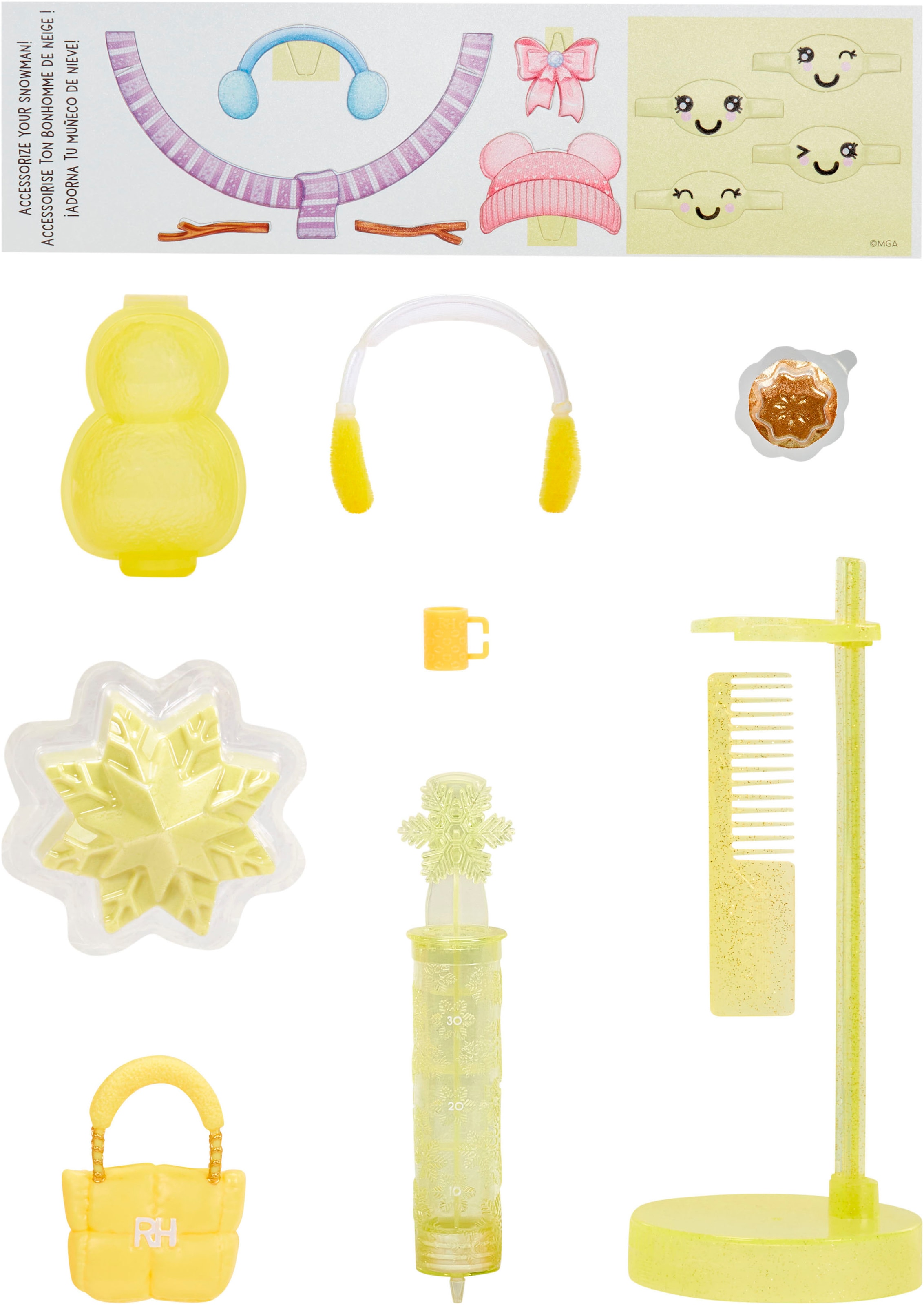 RAINBOW HIGH Poupée à habiller »Winter Wonderland Doll - Sunny (Yellow)«