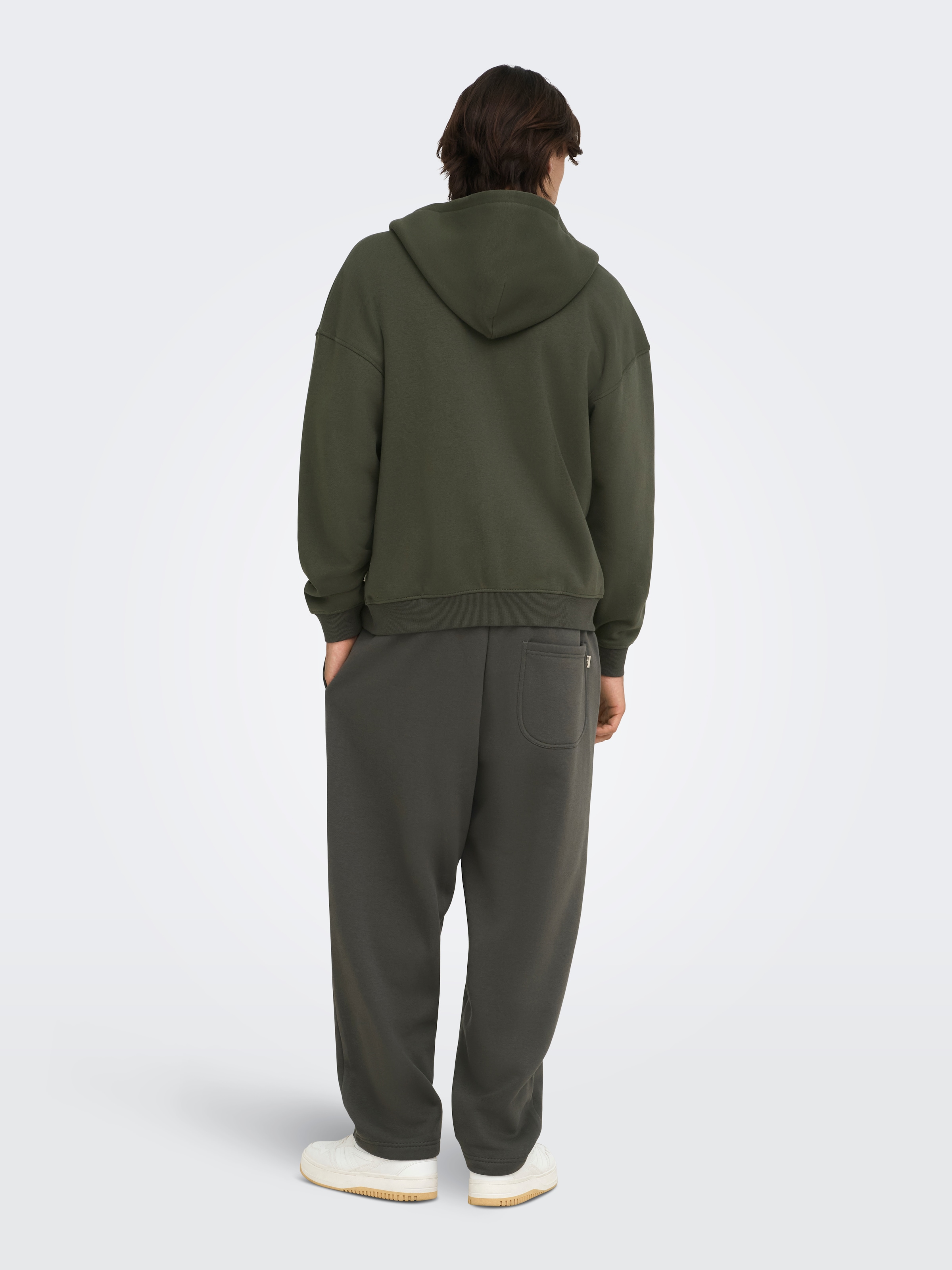 ONLY & SONS Pantalon sweat »ONSCERES WIDE PANT NOOS«  mélange coton, coupe décontractée