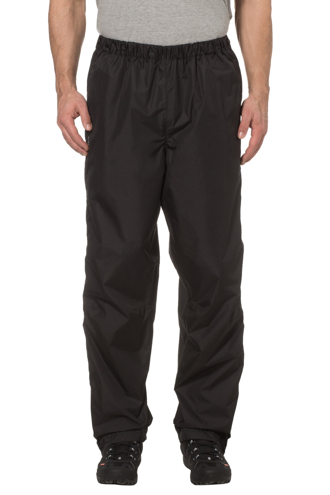 Image of VAUDE Fahrradhose "Fluid Full-zip Pants II" sportlicher Stil mit Logodruck, für Radsport