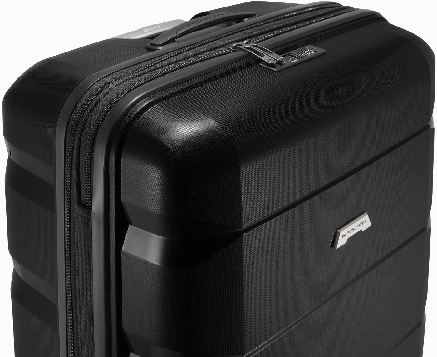 Hauptstadtkoffer Hartschalen-Trolley »Britz, in verschiedenen Farben und Grössen«, 4 Rollen, Hartschalen-Koffer Reisegepäck TSA Schloss Volumenerweiterung