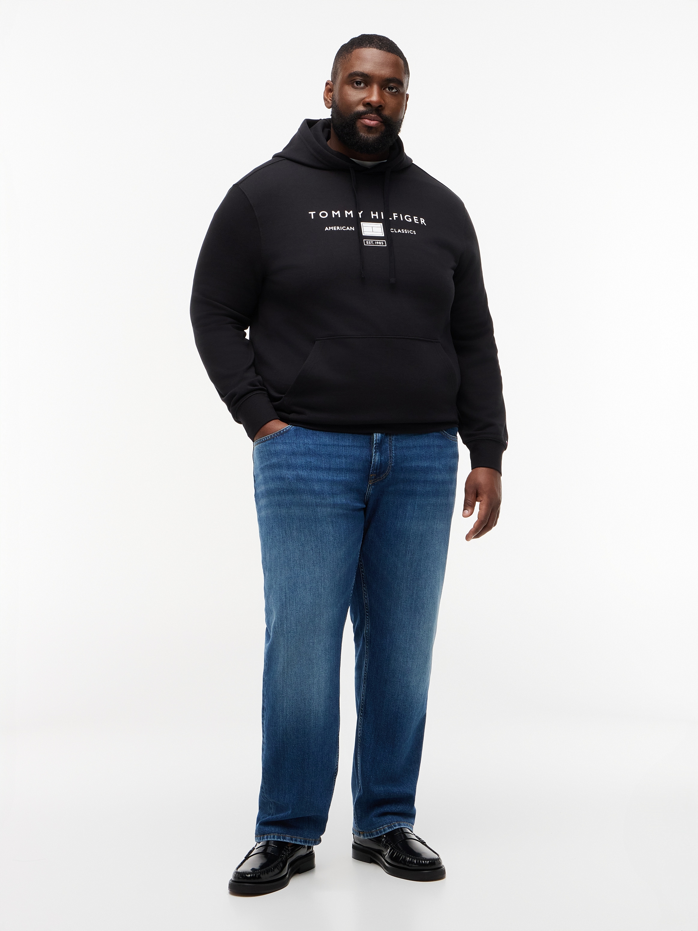Tommy Hilfiger Big & Tall Hoodie »BT-BRAND L0VE TR MONO STOCK«, grandes tailles, coupe normale
