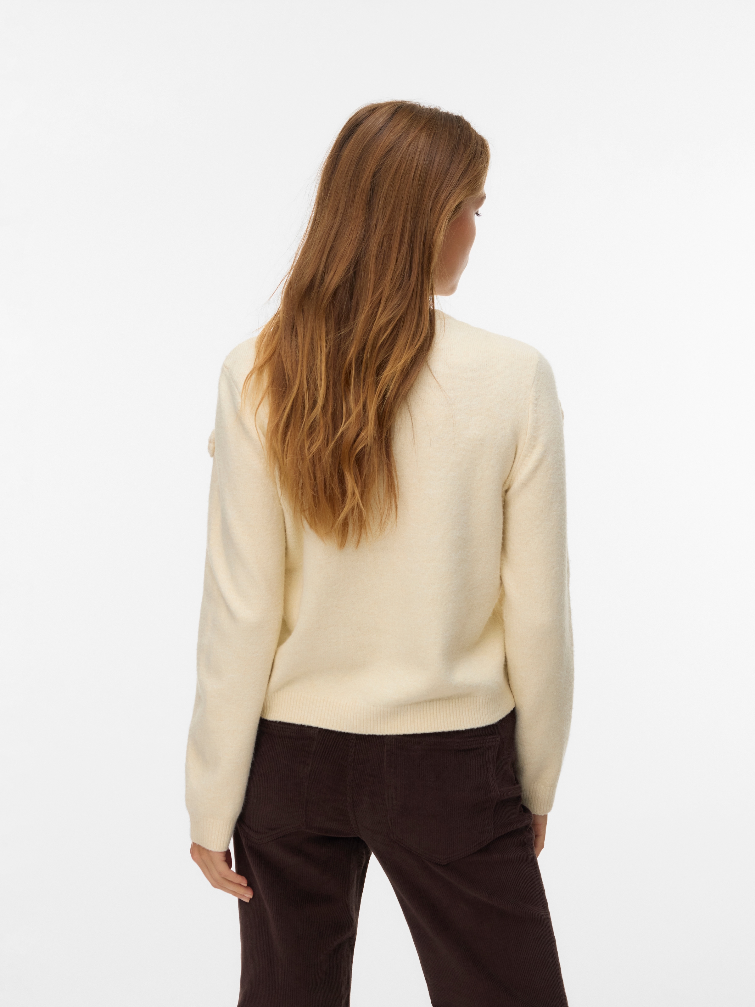 Vero Moda Pull à col rond »VMROSE LS O-NECK PULLOVER BOO«