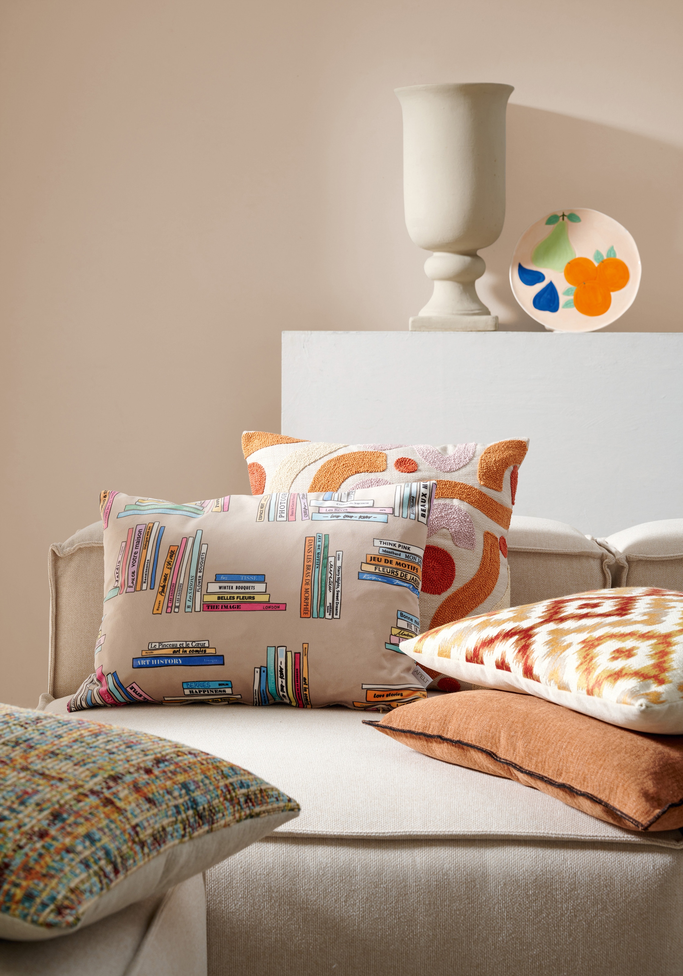 APELT Coussin décoratif »Malva« Côté velours