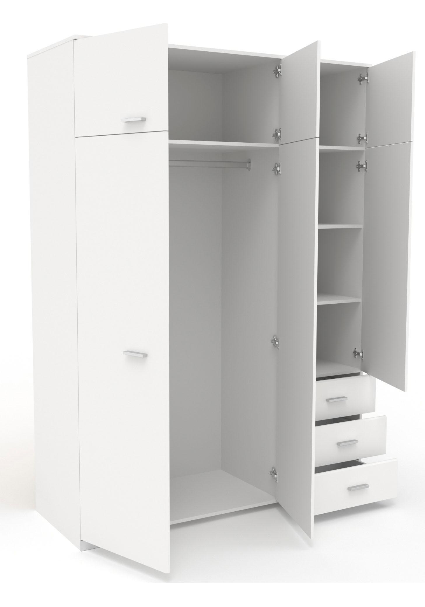 Image of Parisot Jugendzimmer-Set »Galaxy«, (Set, 5 St., Kleiderschrank, Bett, Nachttisch, Schreibtisch und Kommode) bei Ackermann Versand Schweiz