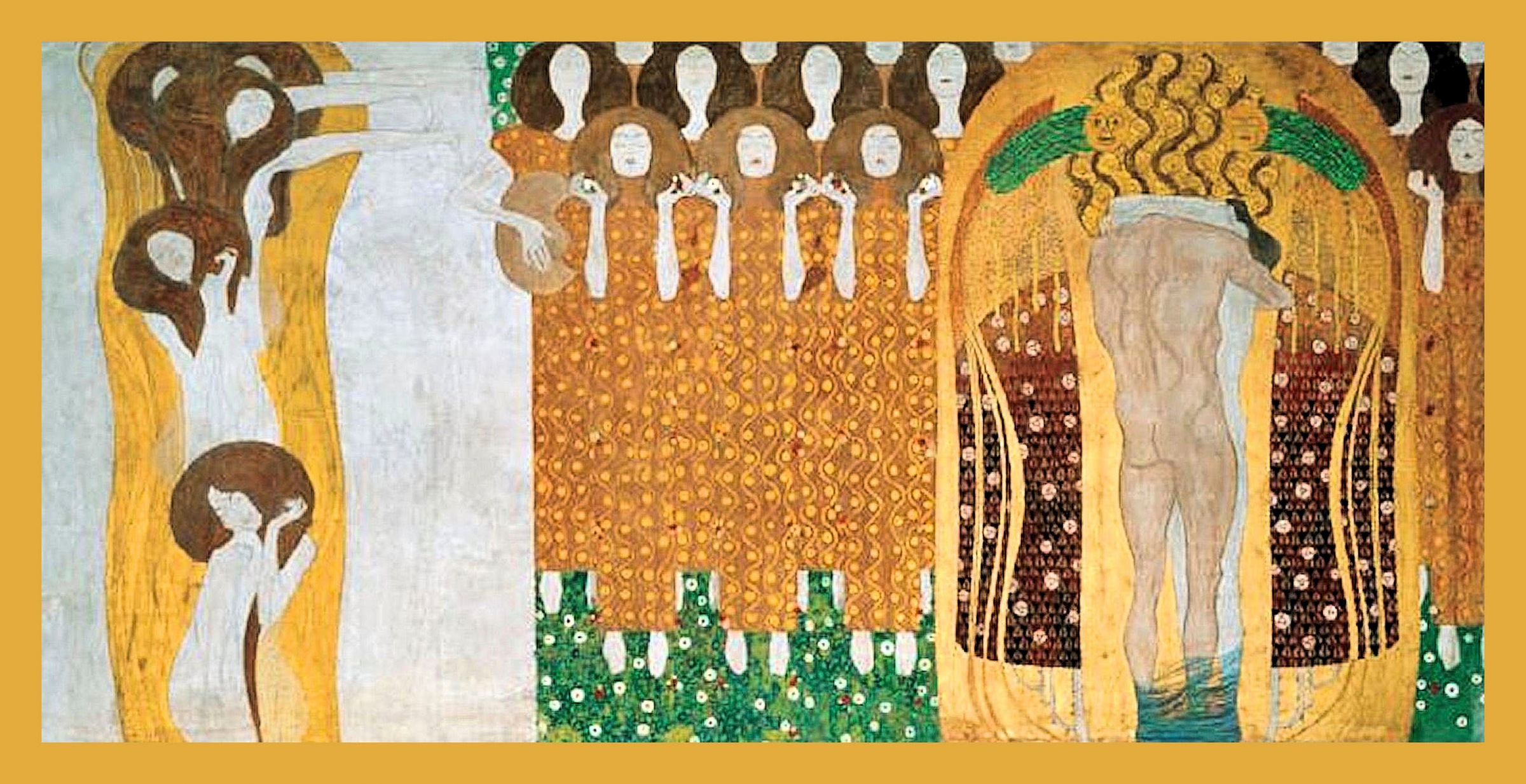 Image of my home Bild mit Rahmen »KLIMT / Beethovenfries«, (1 St.) bei Ackermann Versand Schweiz