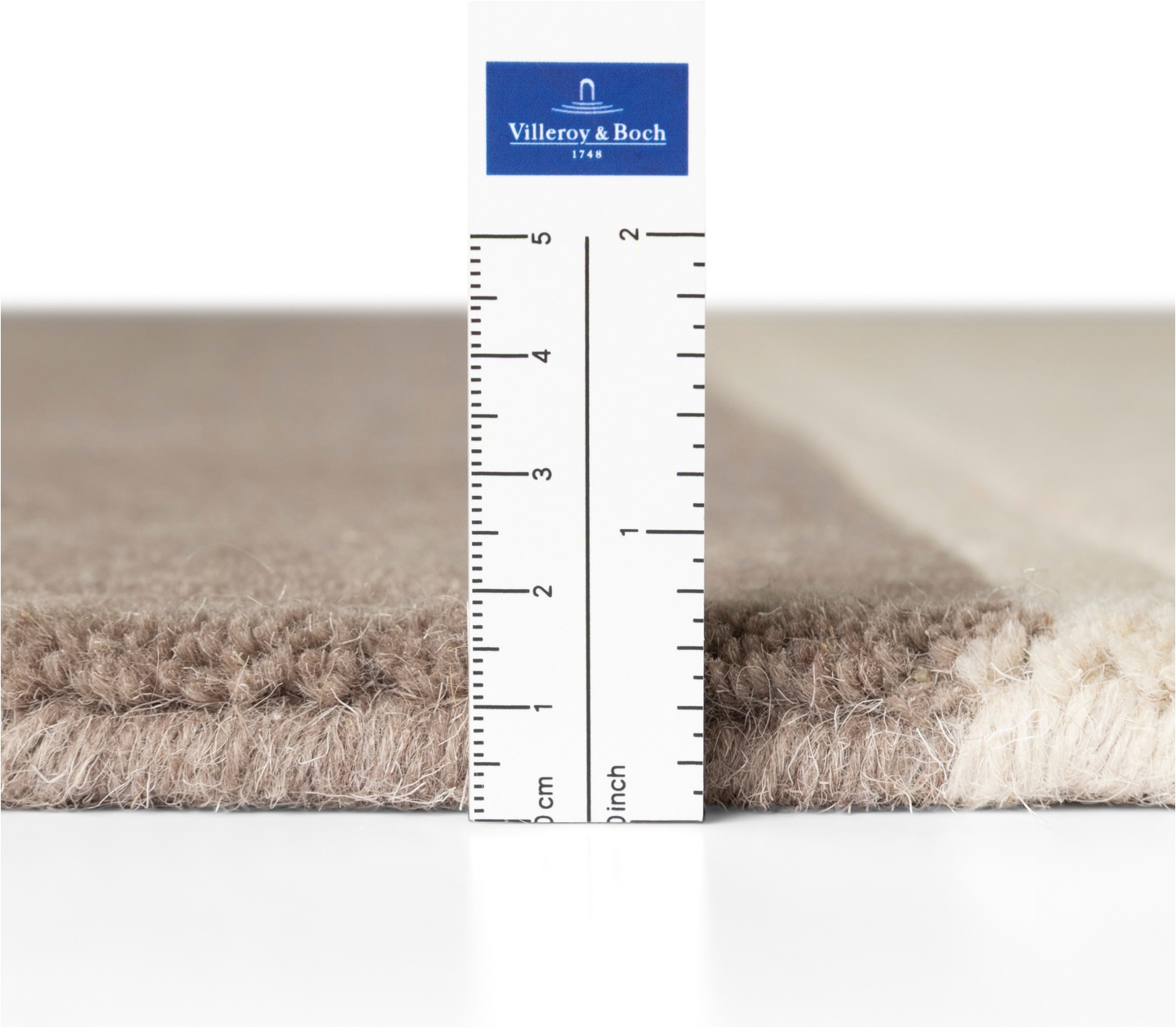 Villeroy & Boch Wollteppich »Wollteppich Quentin« rechteckig 16 mm Höhe Wolle, Natur, Handgemacht, Landhaus, Skandi, Wohnzimmer, Schlafzimmer