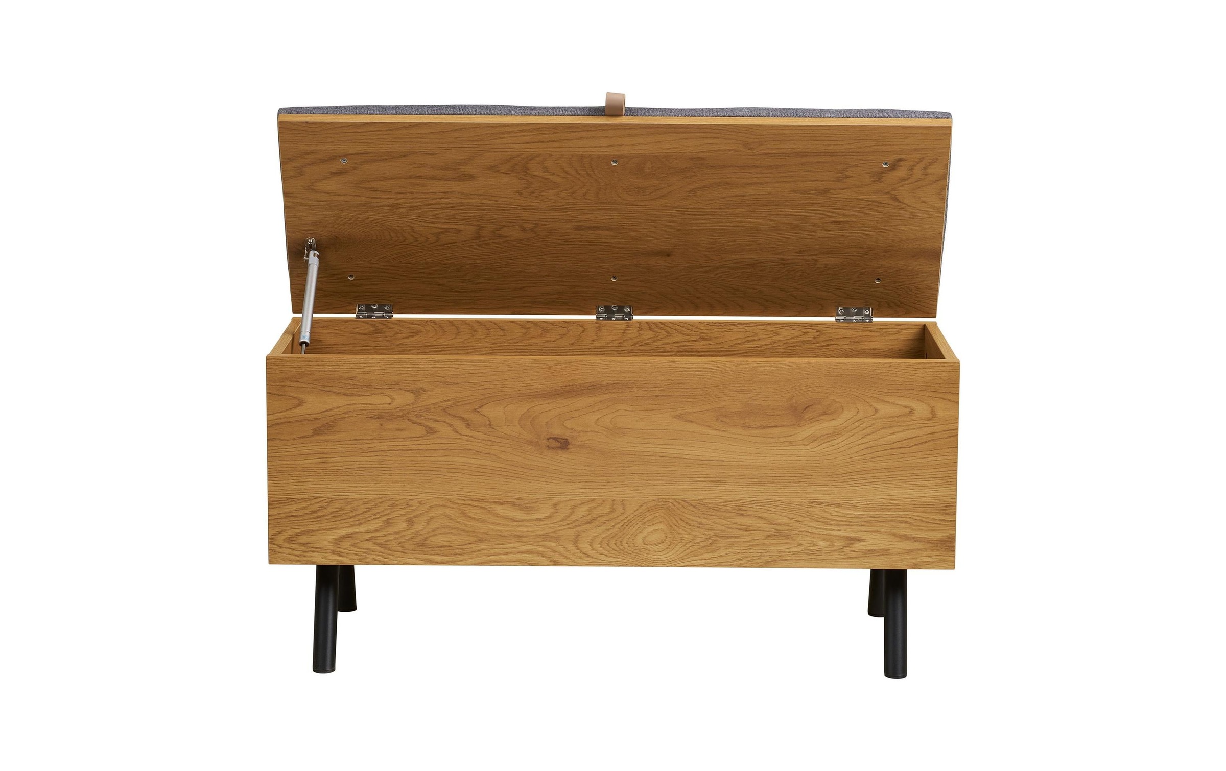 House Nordic Sitzbank »Barco Bench mit Stauraum 33 x 92 x 48 cm« Sitzbank im Eichenlook