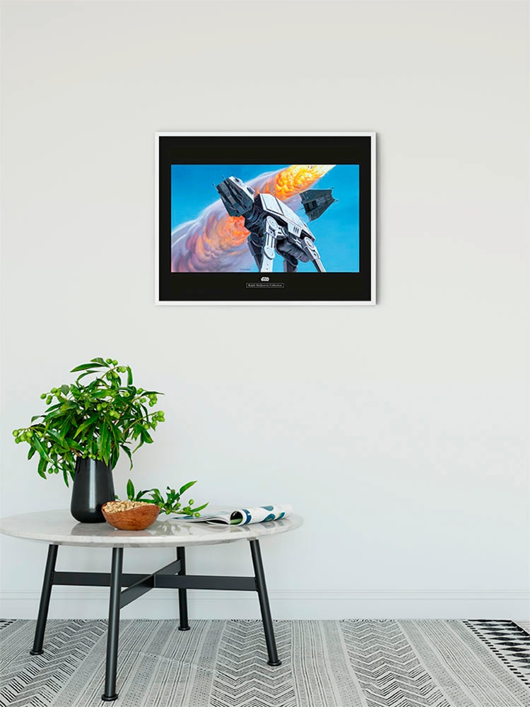 Komar Bild »Star Wars Classic RMQ Hoth Battle AT-AT«, Star Wars, (1 St.), Wandbild zur Dekoration im Kinderzimmer - ohne Rahmen