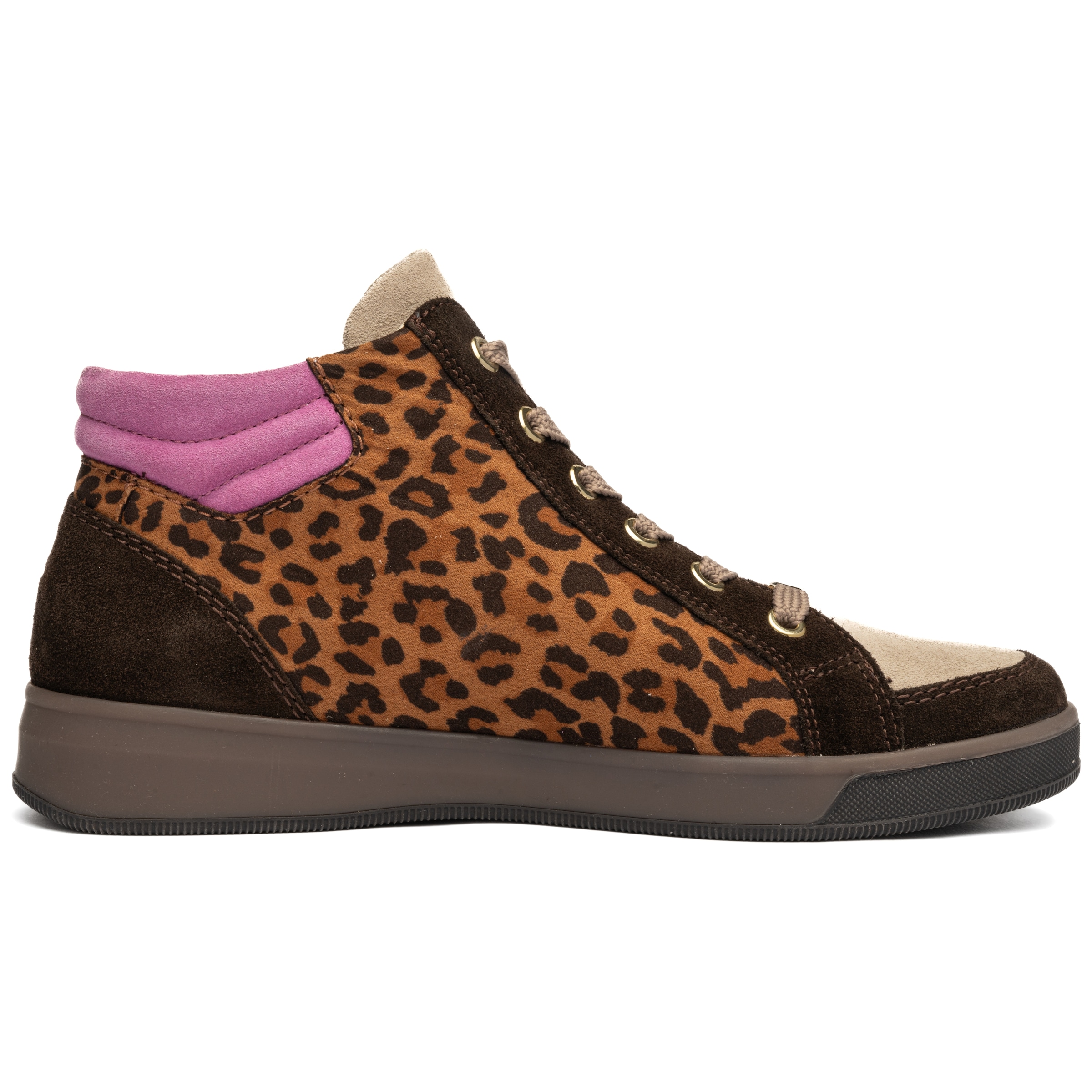 Ara Schnürboots »ROM«  Schnürstiefelette, Herbstboots in Leo-Optik, in Schuhweite G (=weit)