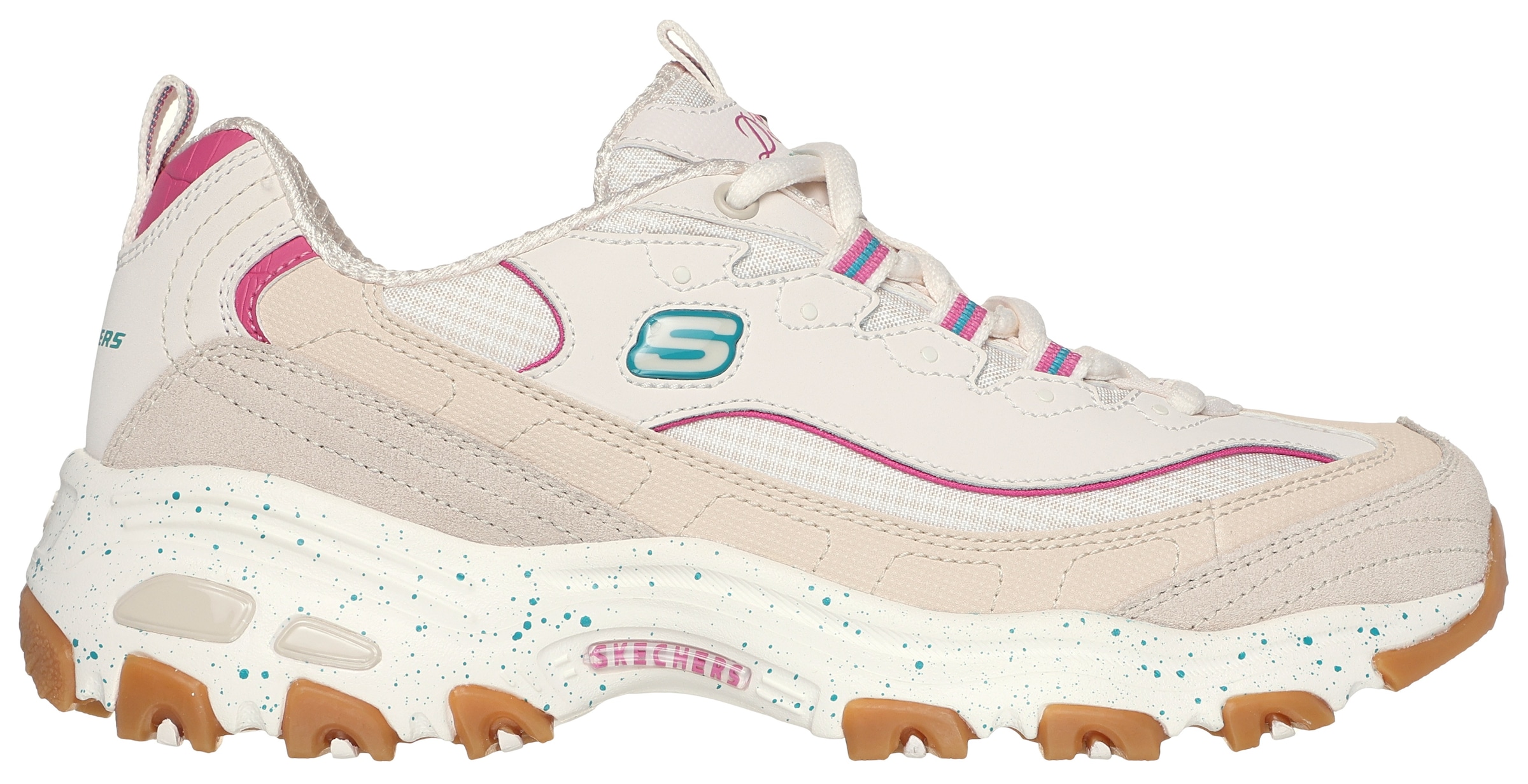 Skechers Sneaker »D'LITES-BOLD VIEWS«, mit Air-Cooled Memory Foam, Freizeitschuh, Halbschuh, Schnürschuh