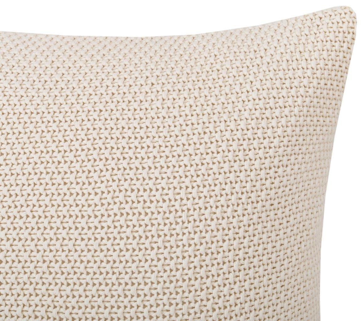 GOODproduct Dekokissen »Phelon, 2 Stk., 100% Baumwolle, Strick, ohne Füllung, Dekokissen« Vorderseite: Strickmuster, 100% Baumwolle, weich, uni