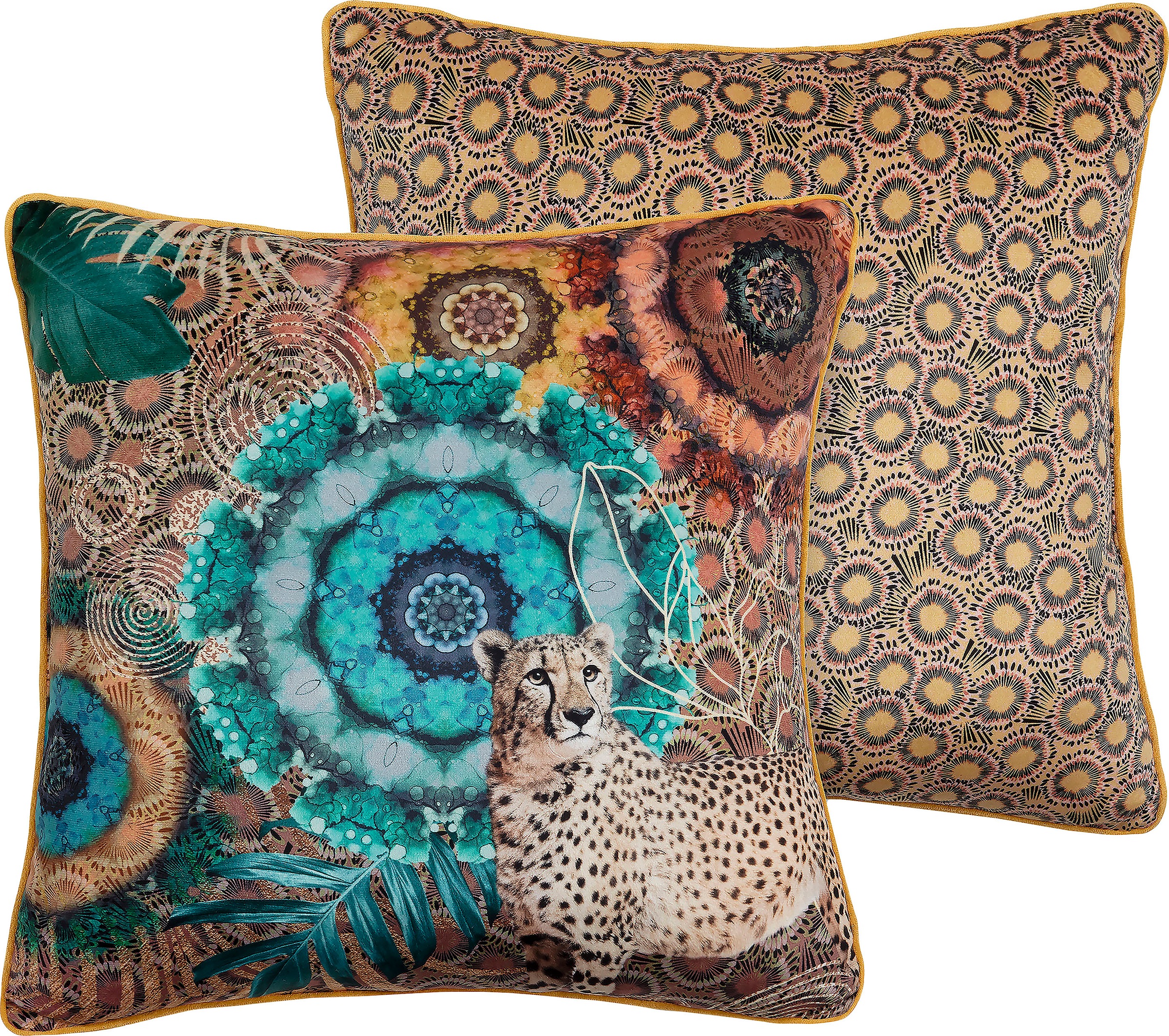 Image of hip Dekokissen »Zenta«, (1 St., 1 48x48 cm Dekokissen-Mit Biese), mit Mandala bei Ackermann Versand Schweiz