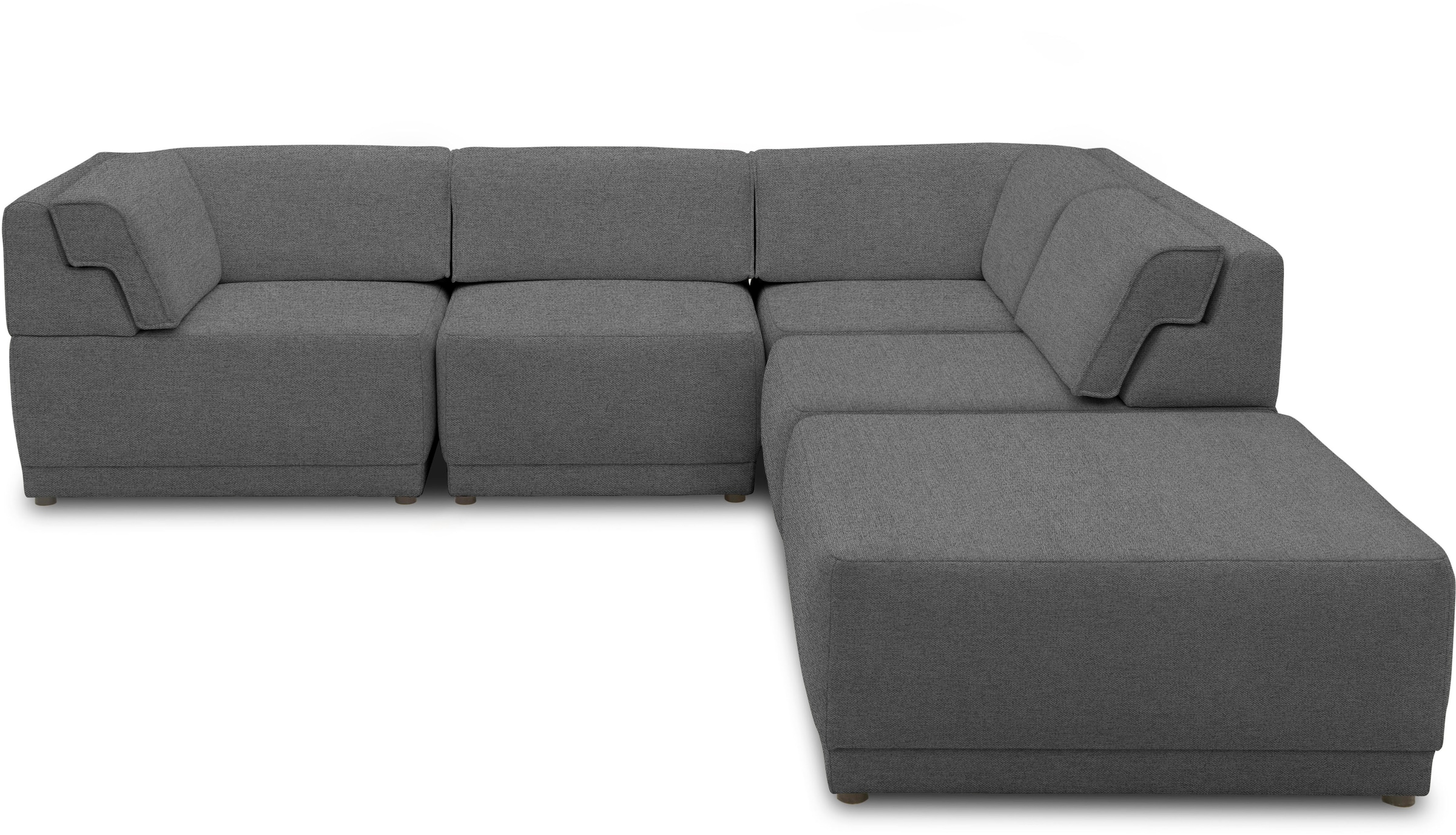 DOMO collection Loungesofa »800007«, (Set, 5 Teile), Rückenkissen aufstellbar, unendlich erweiterbar