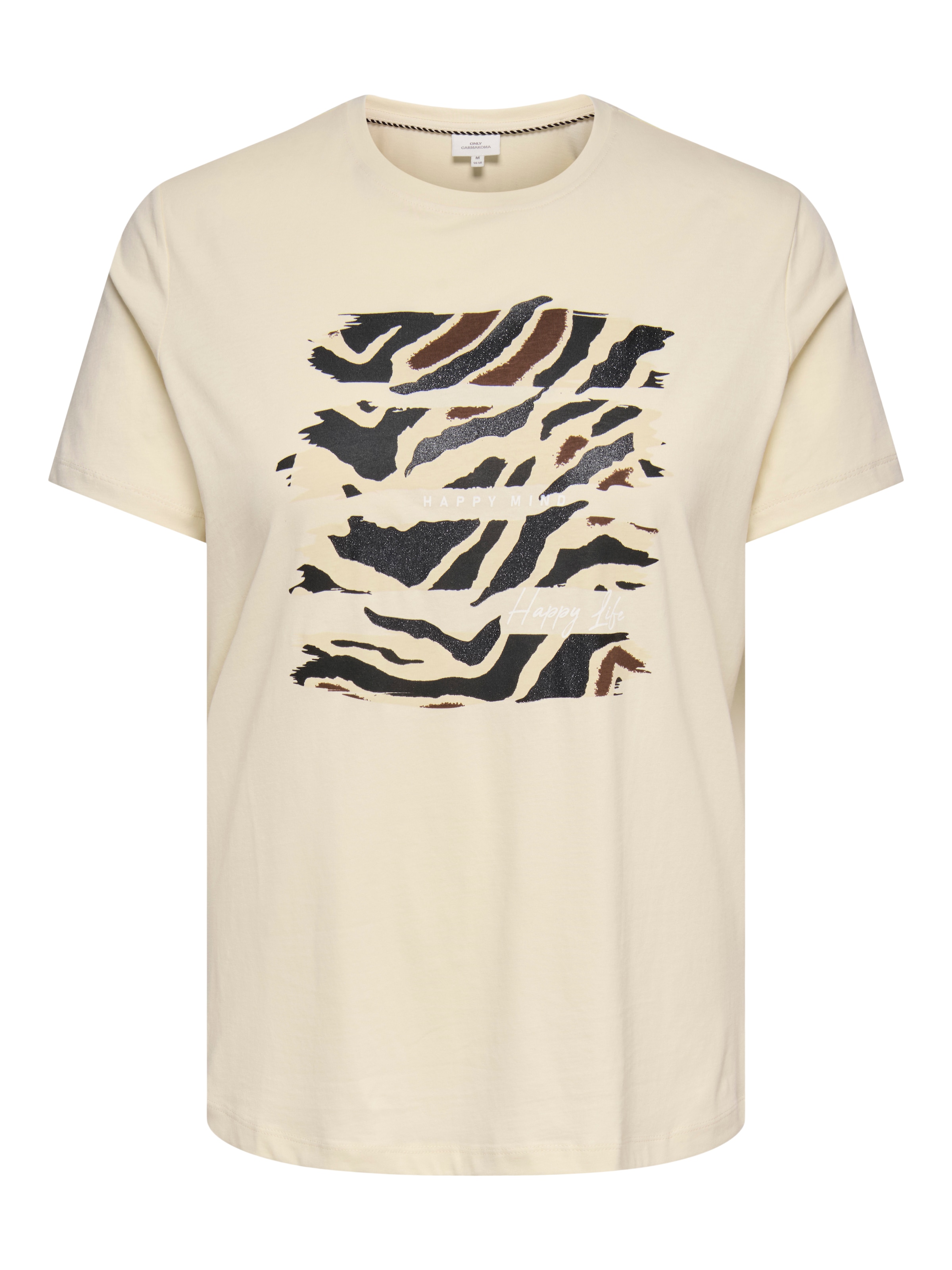 ONLY CARMAKOMA Kurzarmshirt »CARBOOSTERY LIFE SS REG TEE JRS BS«