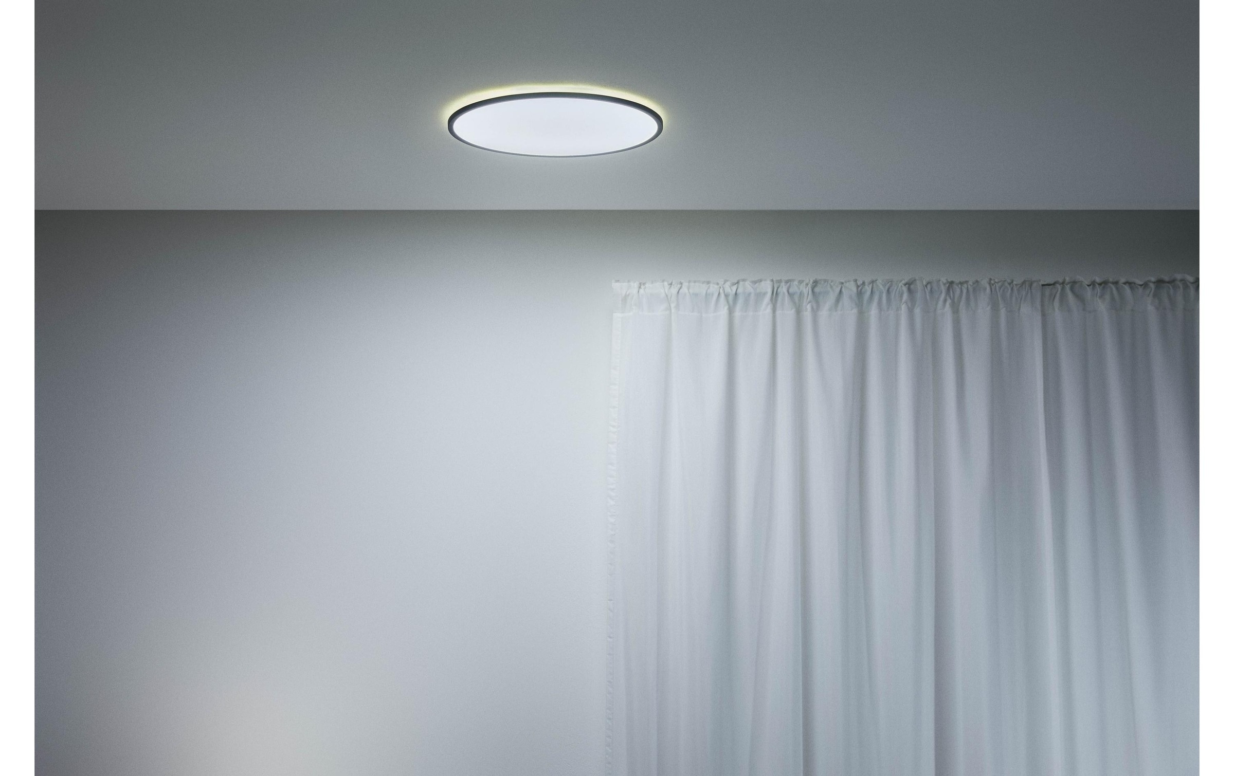 WiZ LED Deckenleuchte »Superslim Tunable White 2450 lm Schwarz«