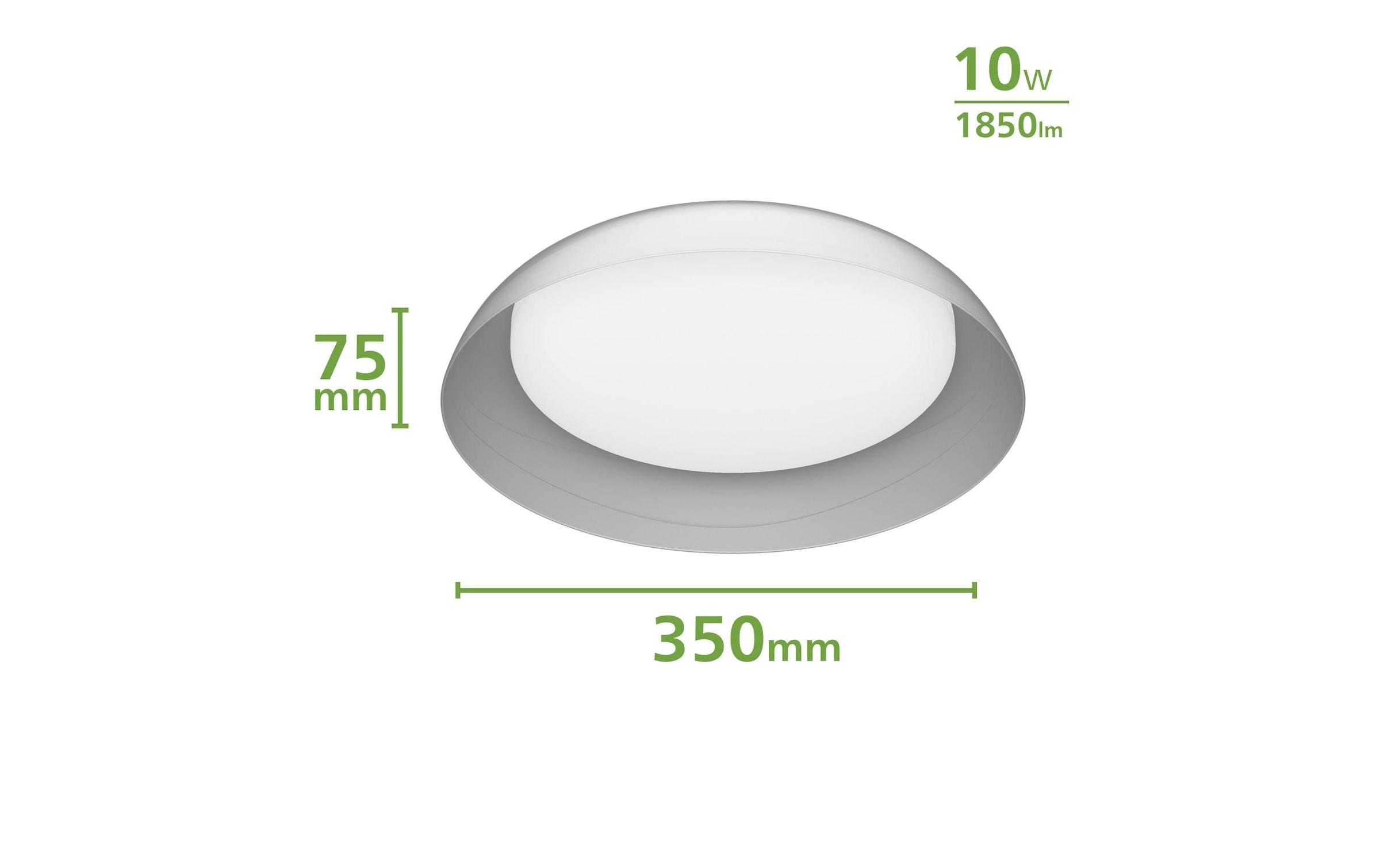 Philips LED Deckenleuchte »Fleta Ultra-Efficient 2700K, 1850 Lm«
