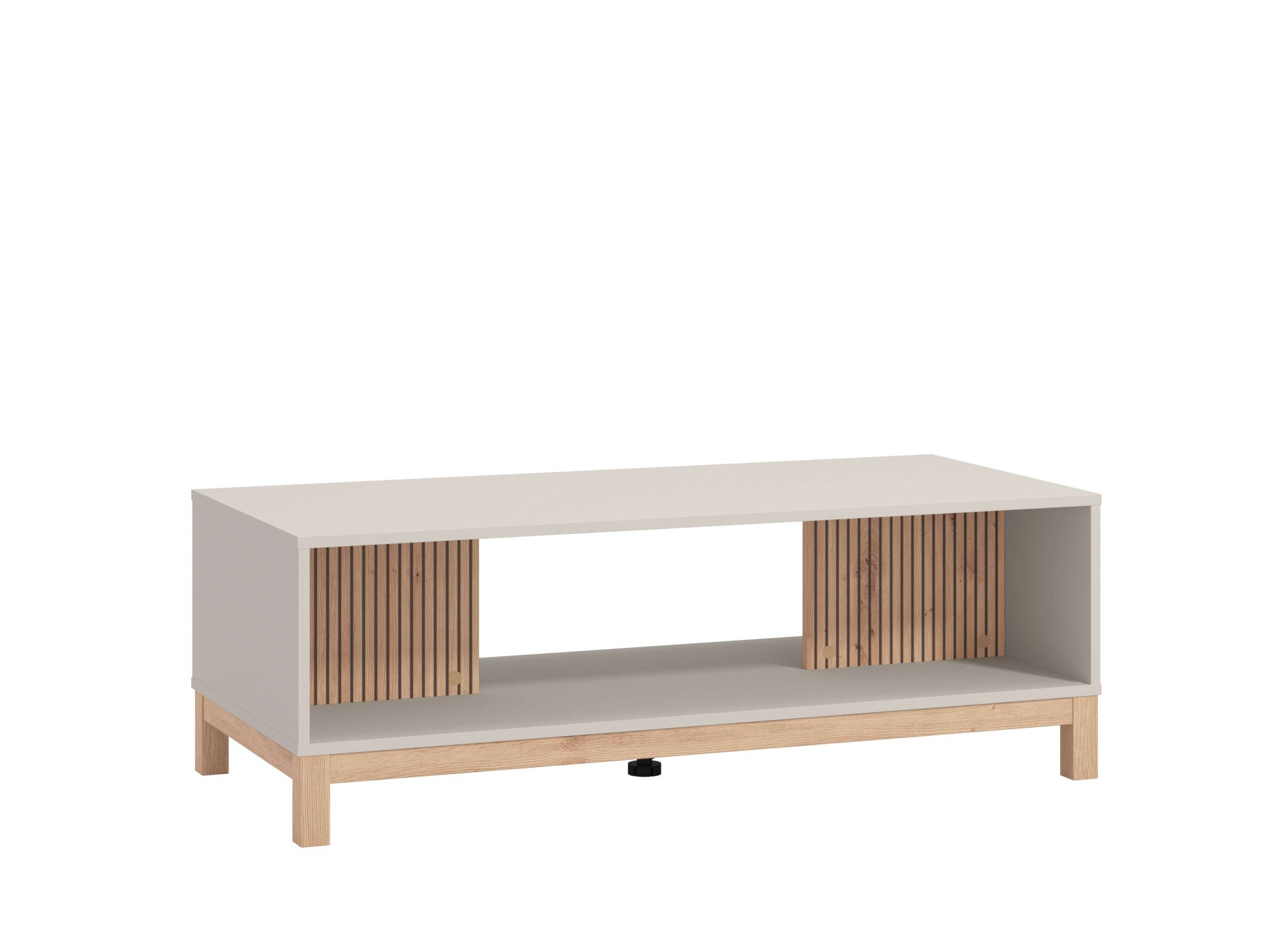 Image of Home affaire Couchtisch "Essex, Wohnzimmertisch, Sofatisch, Beistelltisch, Kaffeetisch" Artisan Eiche & schwarze Streifen, MDF-Profil, ABS 1mm, modern