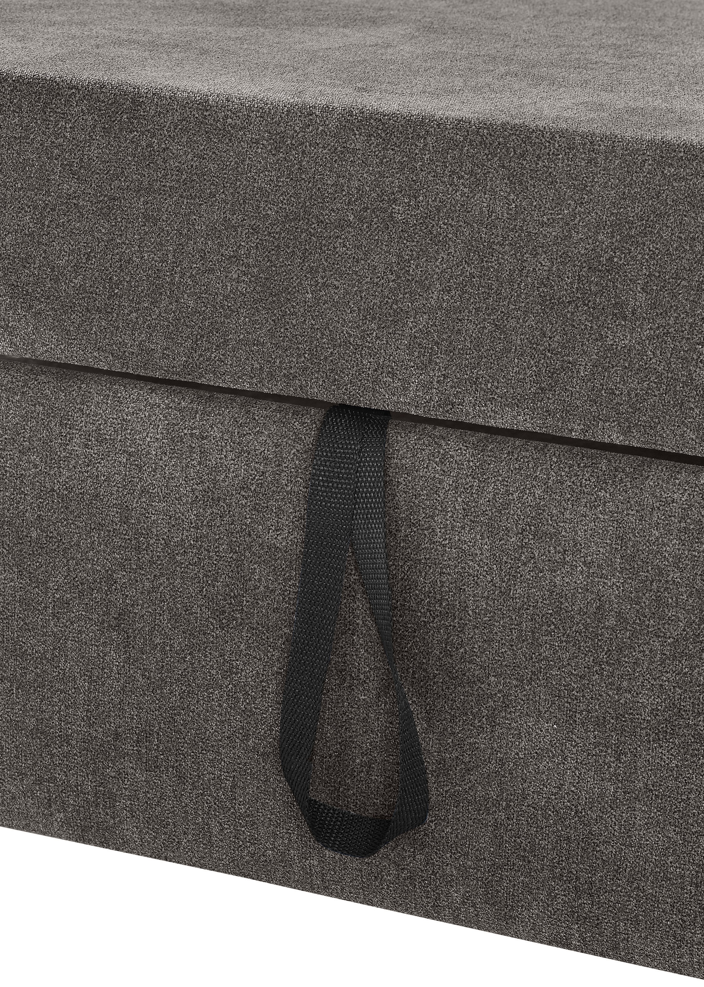 DOMO collection Ecksofa »Pegnitz, elegante Rückensteppung, komfortabel, L-Form«, wahlweise mit Bettfunktion