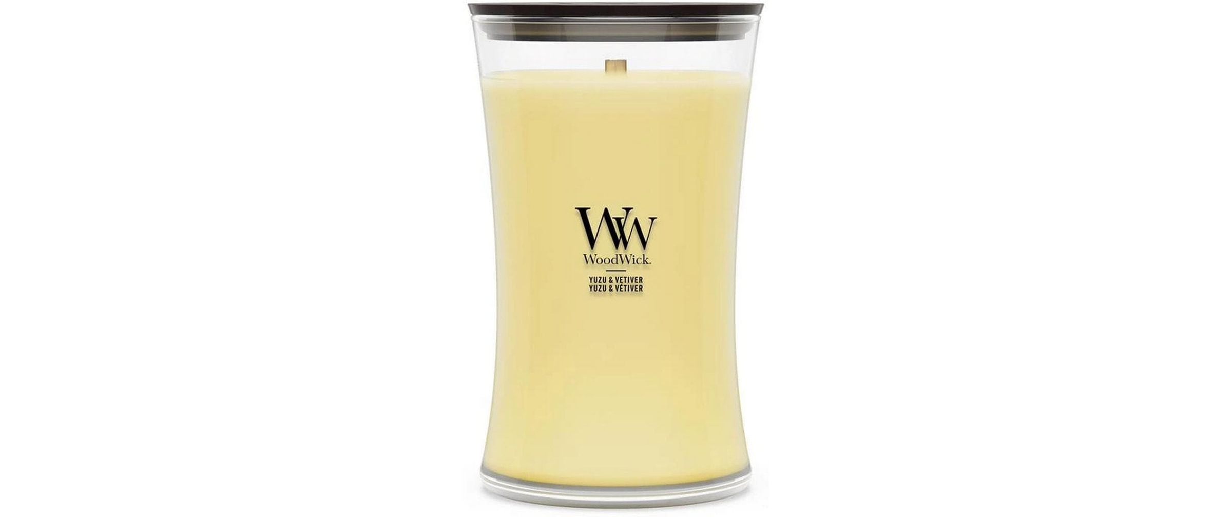 Image of Woodwick Duftkerze "Yuzu & Vetiver Large Jar"
