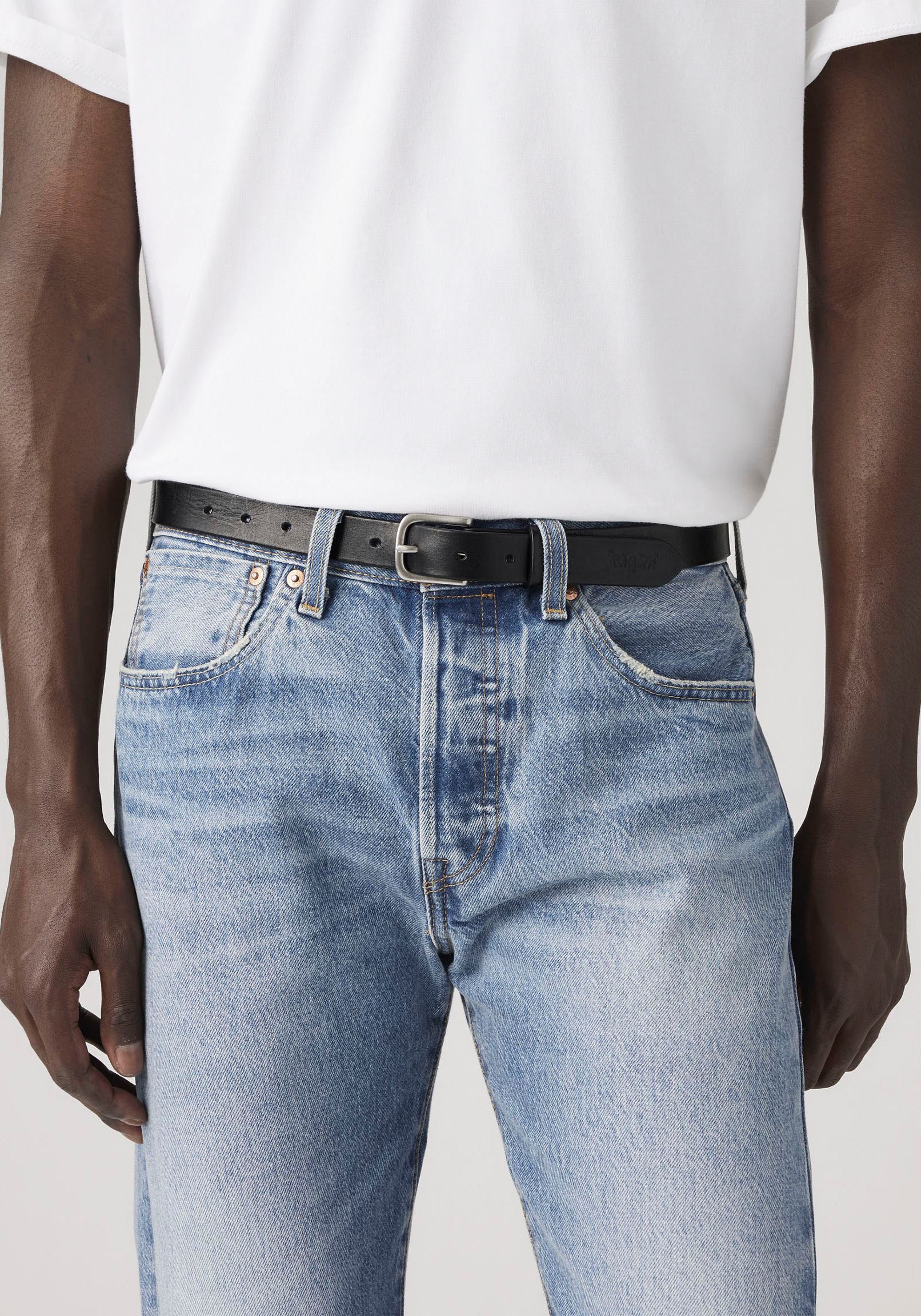 Levi's® Ceinture en cuir »NEWNARROW« Unisex