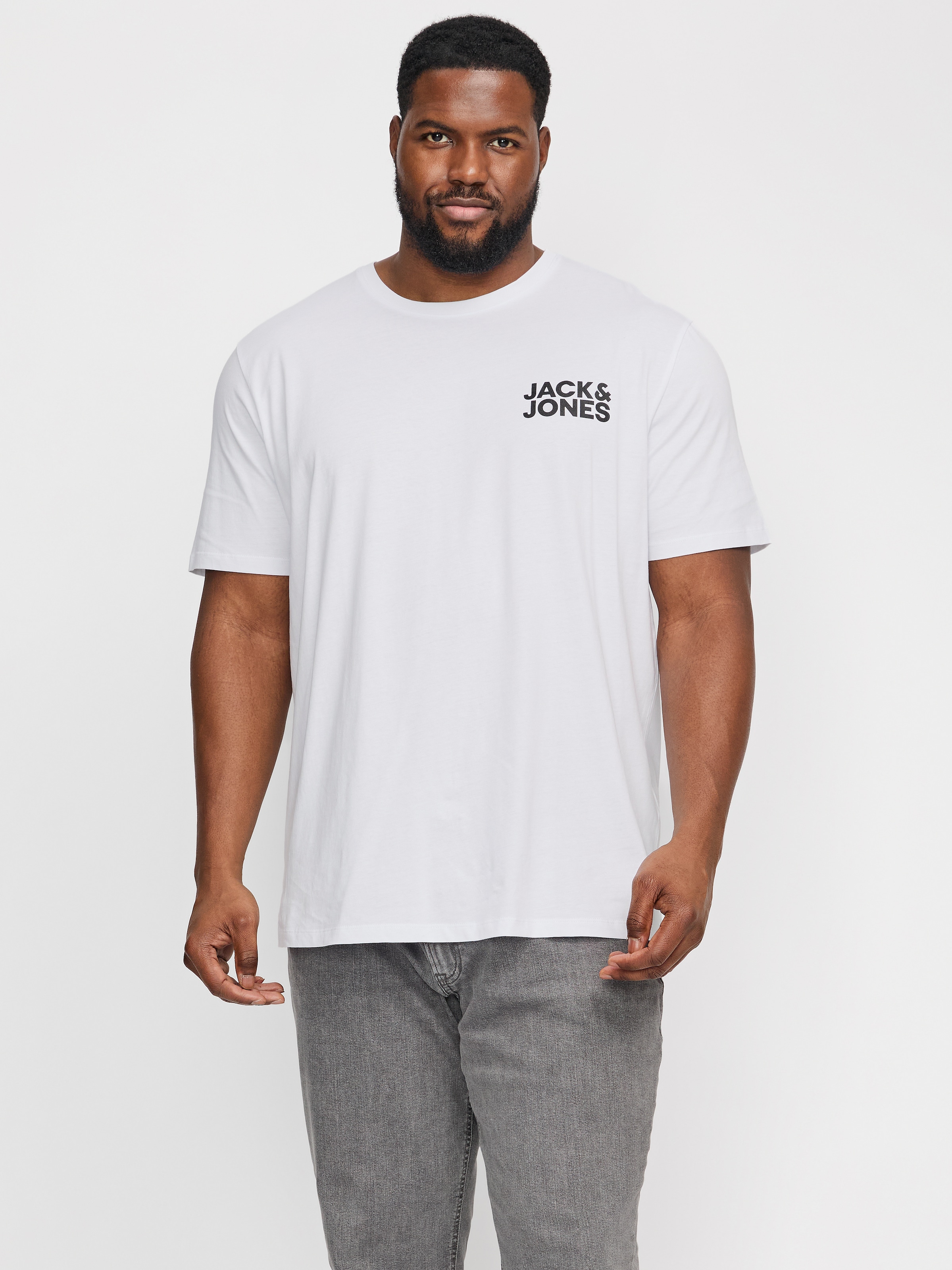 Jack & Jones PlusSize T-Shirt »JJECORP LOGO TEE SS O-NECK NOOS PLS«, mit Logo Print