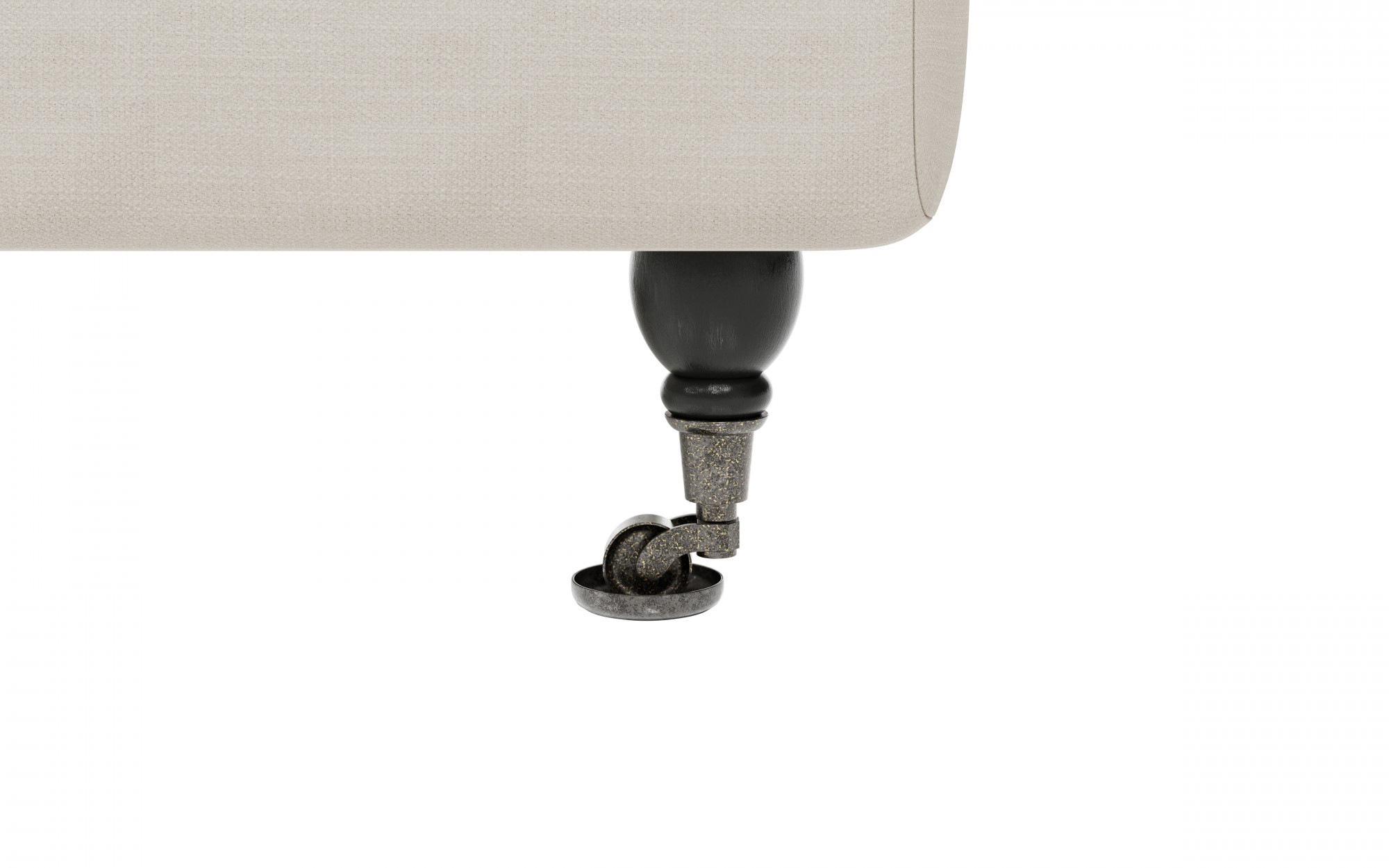 Guido Maria Kretschmer Home&Living Big-Sofa »NORIN«, zwei Fussarten: vorne - Rollen, hinten - Holzfüsse