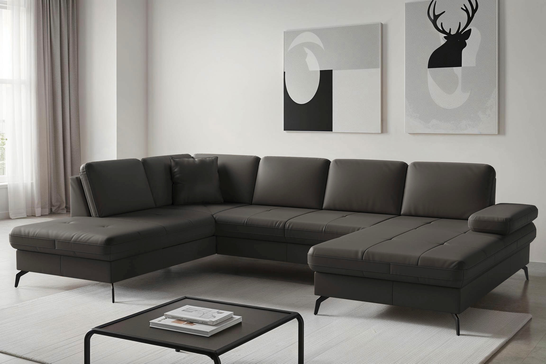 sit&more Wohnlandschaft »Morris Jubi, Breite 300 cm« mit Armteilfunktion, optional mit Bettfunktion